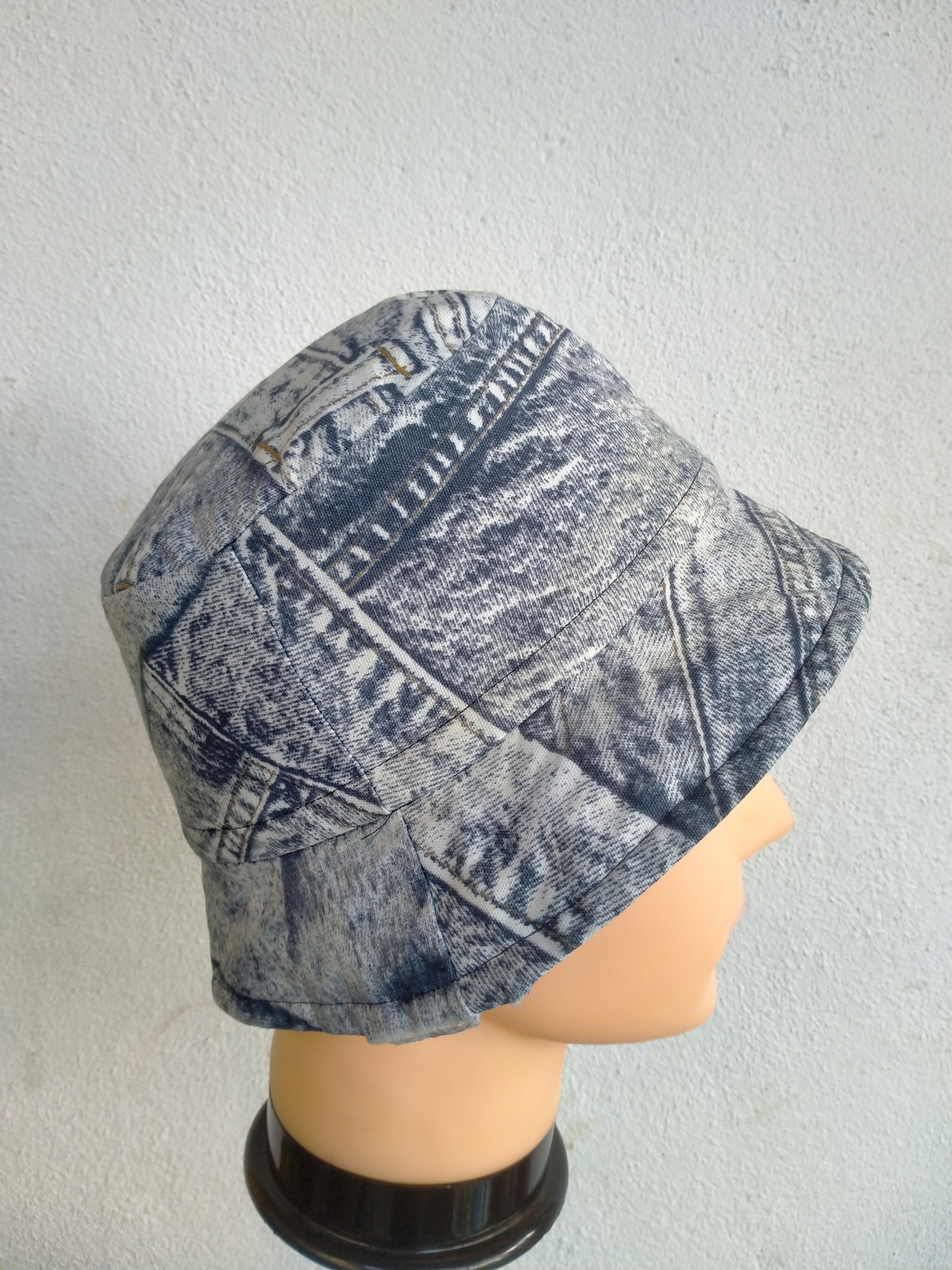Japanese Brand Vintage distressed printed bucket hat Size ONE SIZE - 5 Thumbnail