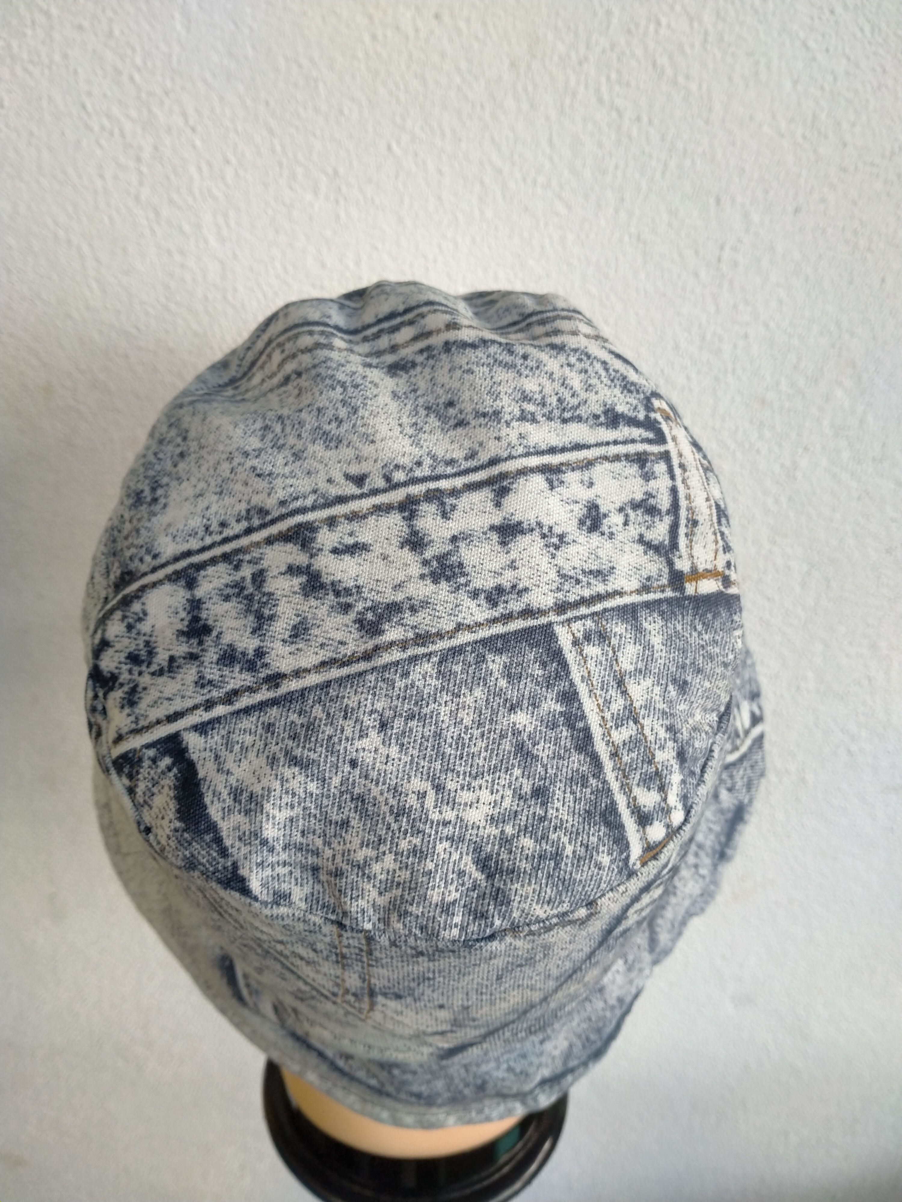 Japanese Brand Vintage distressed printed bucket hat Size ONE SIZE - 4 Thumbnail