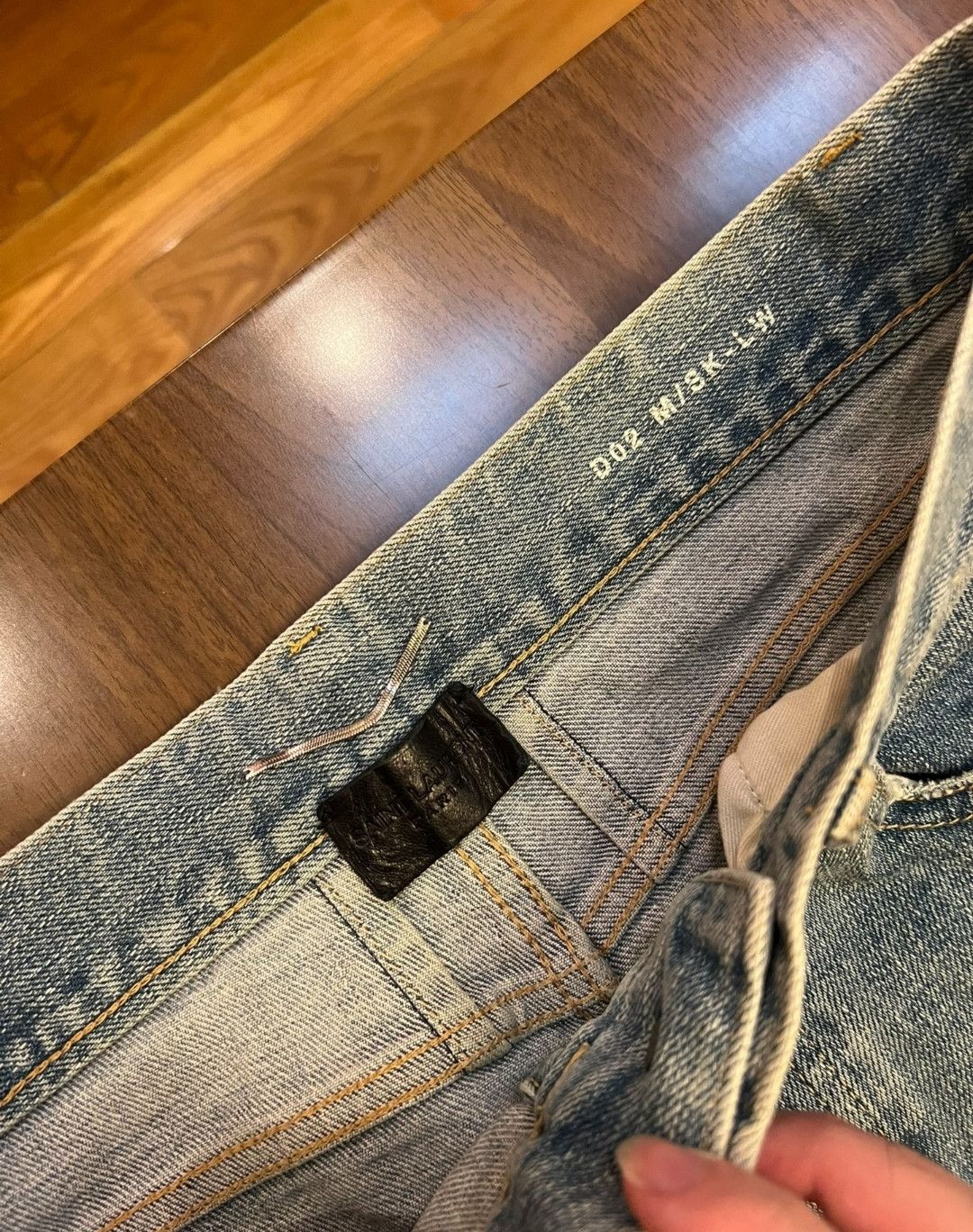 Saint Laurent Paris Saint Laurent washed vermillion light jeans Size US 29 - 3 Thumbnail