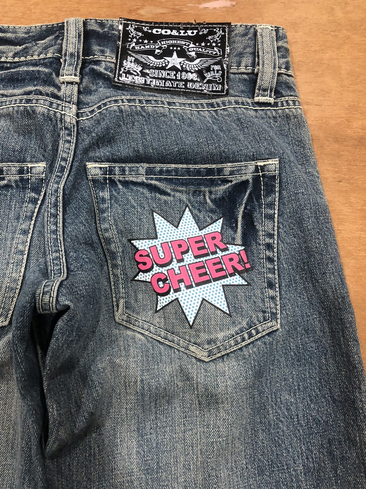 Designer × Japanese Brand Co & Lu denim jeans painted patchwork Size US 29 - 10 Thumbnail