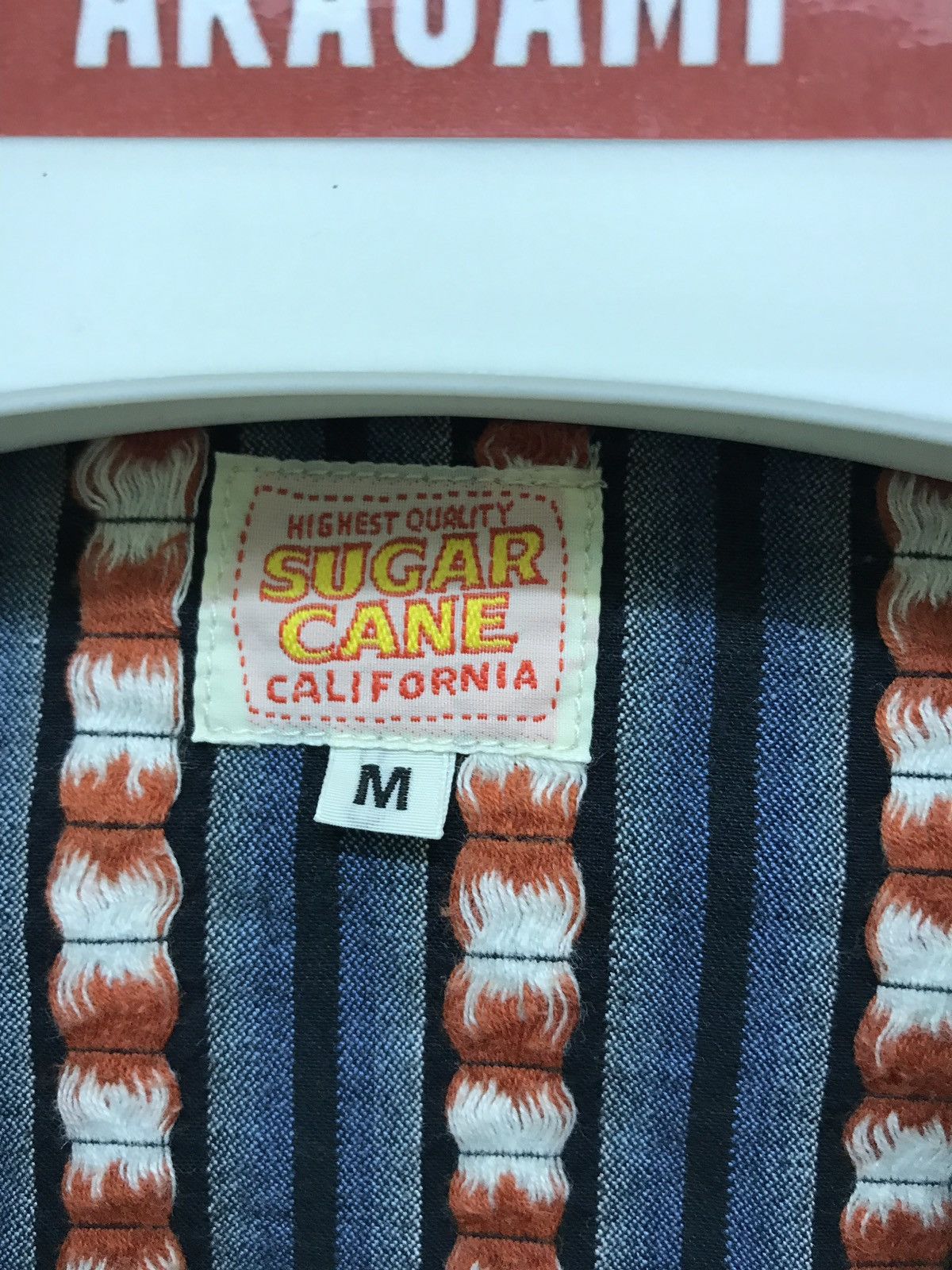 Sugar Cane ✨Sugar Cane Western Shirt Tapestry Play Cards Striped Size US M / EU 48-50 / 2 - 7 Thumbnail