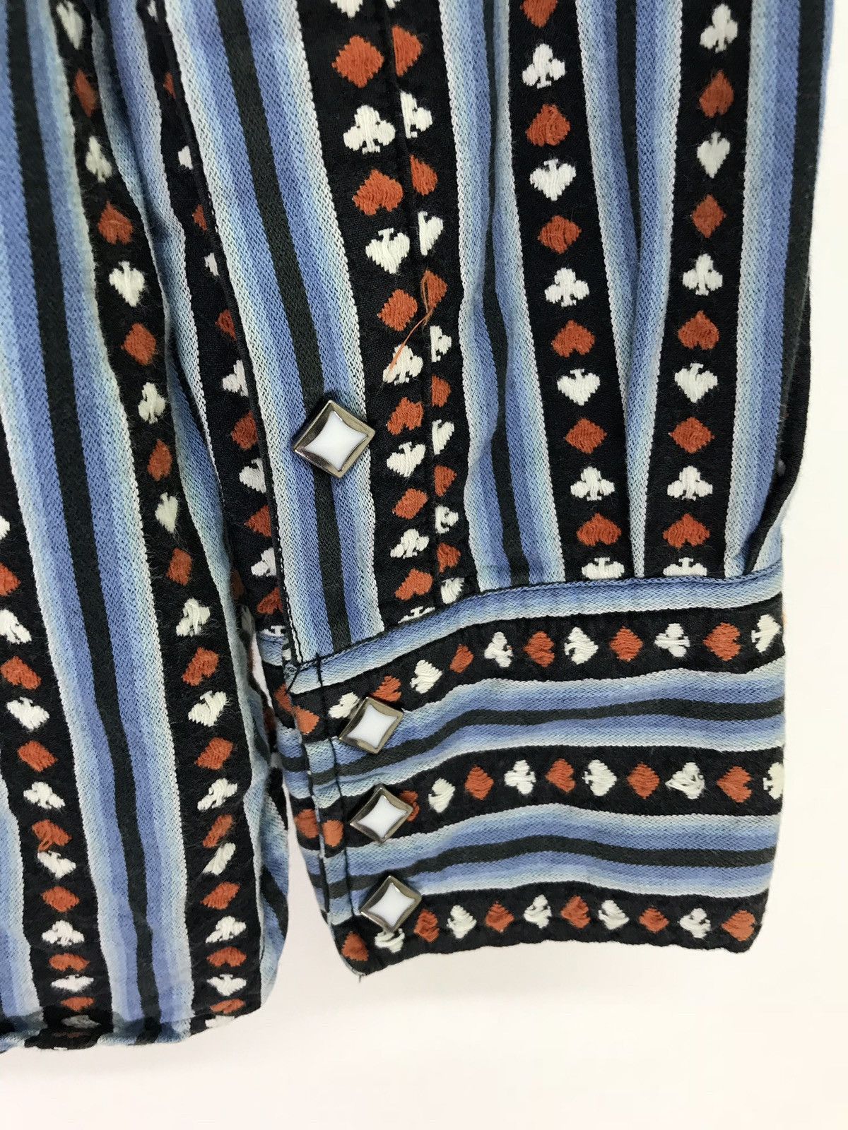 Sugar Cane ✨Sugar Cane Western Shirt Tapestry Play Cards Striped Size US M / EU 48-50 / 2 - 6 Thumbnail