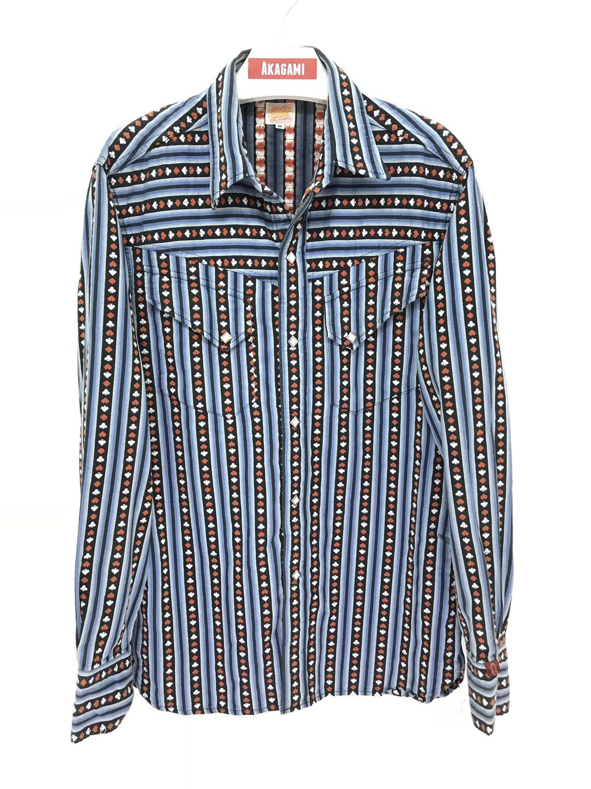 Sugar Cane ✨Sugar Cane Western Shirt Tapestry Play Cards Striped Size US M / EU 48-50 / 2 - 2 Thumbnail
