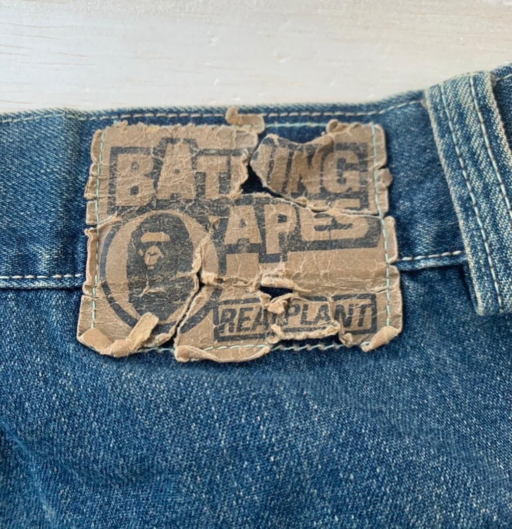 Bape × Vintage A Bathing Ape BAPE denim jeans Size US 30 / EU 46 - 7 Thumbnail