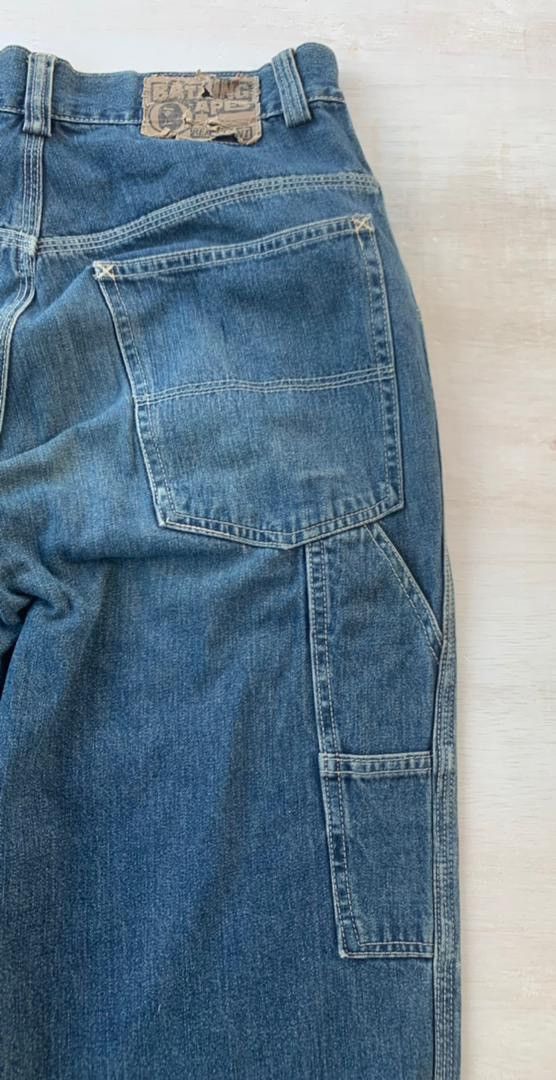 Bape × Vintage A Bathing Ape BAPE denim jeans Size US 30 / EU 46 - 6 Thumbnail