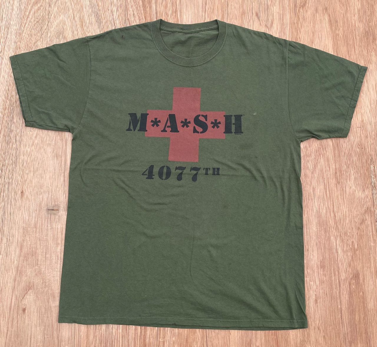 Vintage Vintage Tee D - 24 MASH us army Size US L / EU 52-54 / 3 - 1 Thumbnail