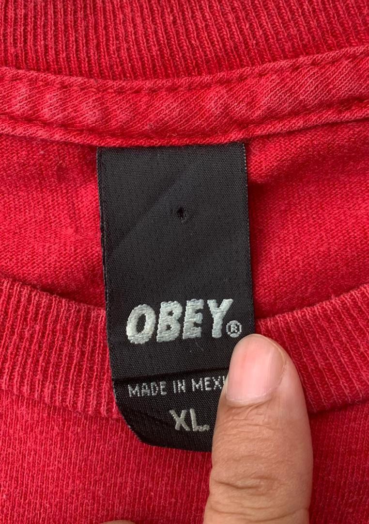 Obey Vintage Tee D - 25 Obey Size US XL / EU 56 / 4 - 4 Thumbnail