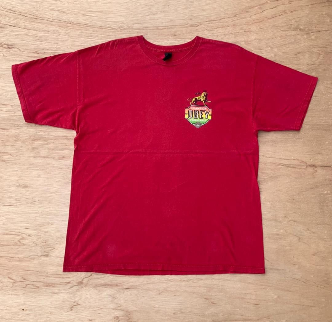 Obey Vintage Tee D - 25 Obey Size US XL / EU 56 / 4 - 2 Thumbnail
