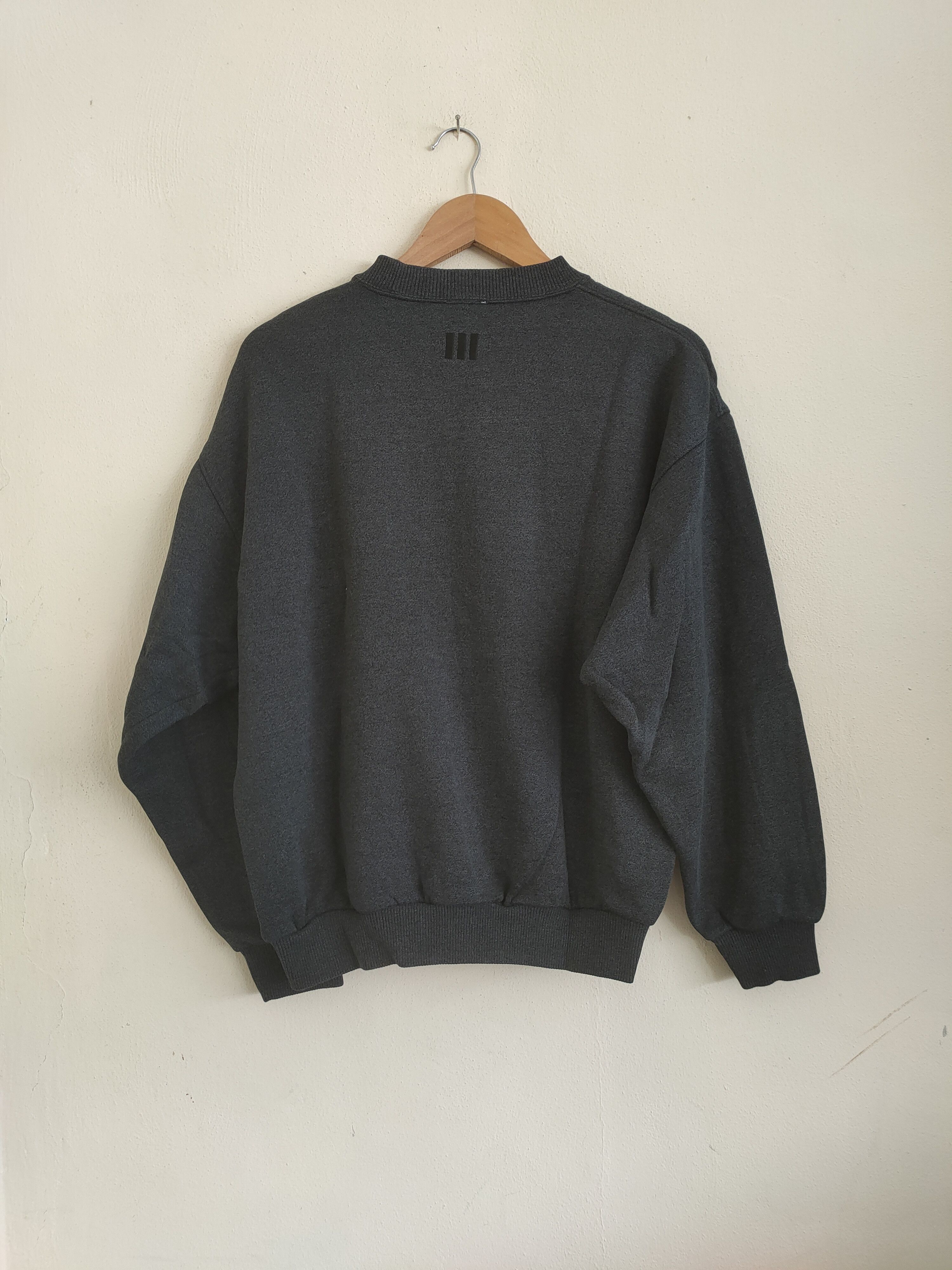 Adidas × Descente × Vintage Vintage Adidas Big Spellout Embroidery Sweatshirts Size US L / EU 52-54 / 3 - 3 Thumbnail