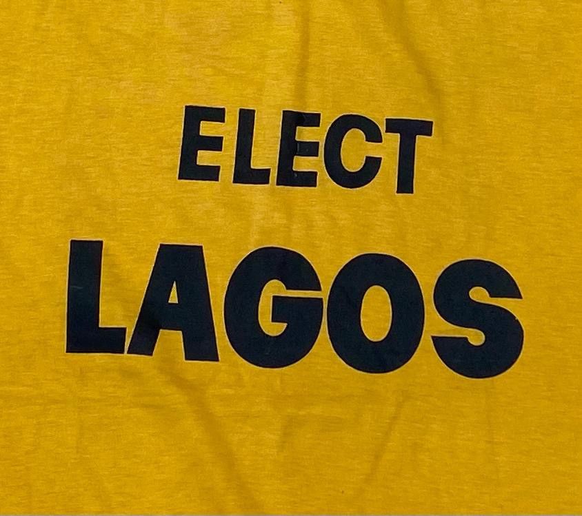 Vintage vintage tee Elect Lagos C - 19 Size US XL / EU 56 / 4 - 2 Thumbnail
