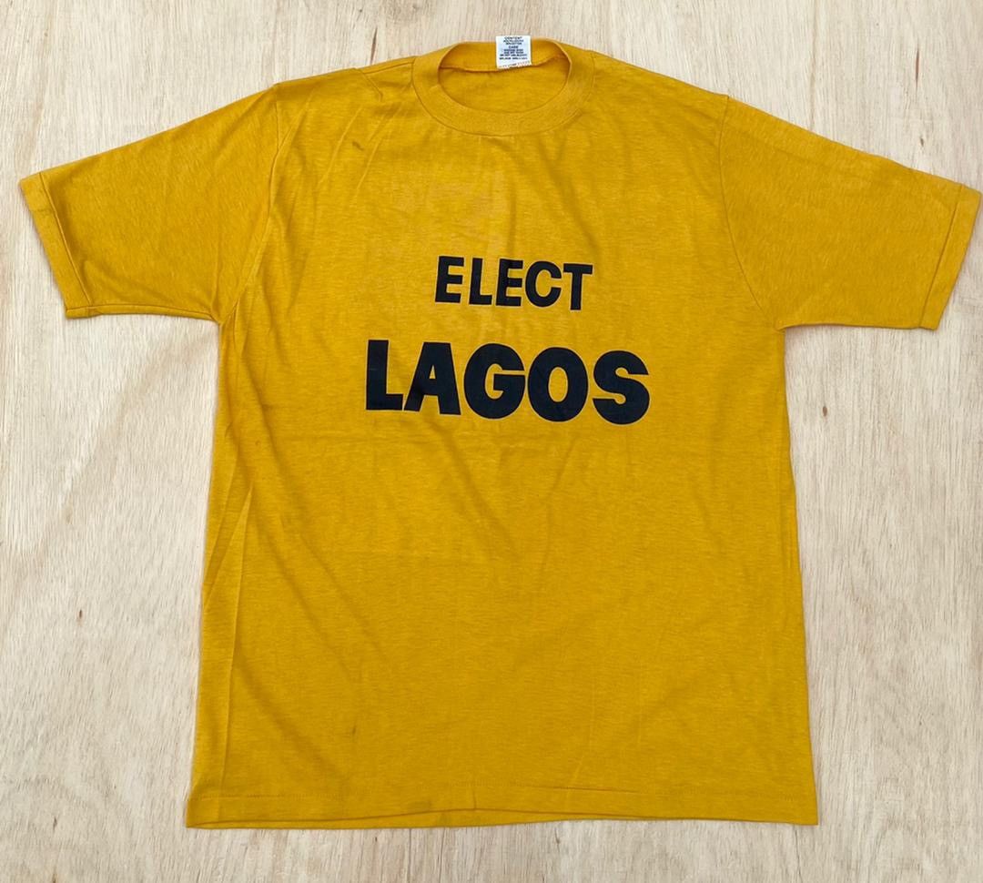 Vintage vintage tee Elect Lagos C - 19 Size US XL / EU 56 / 4 - 1 Thumbnail