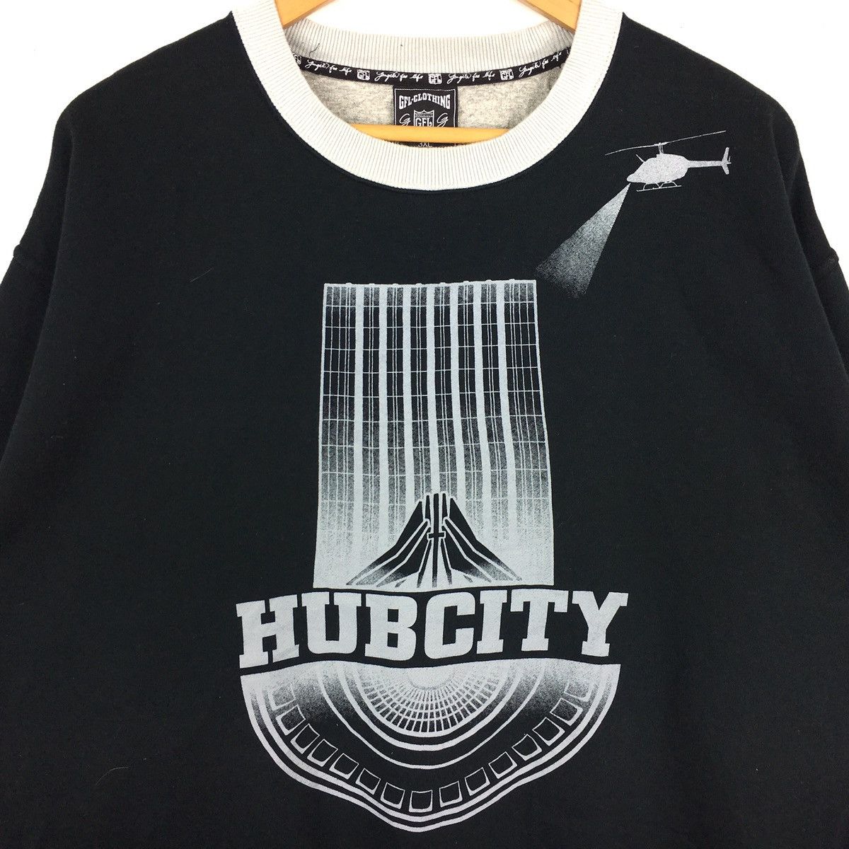 Gangsta Foe Life GFL Sweatshirt Hubcity Logo Hiphop Swag