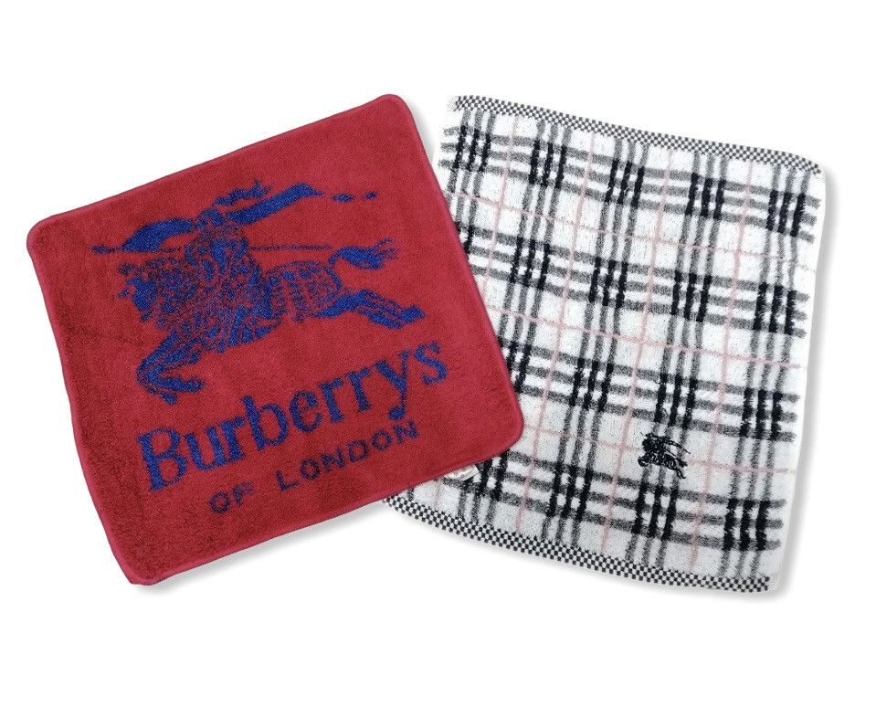 Burberry RARE! Vintage BURBERRYS Handkerchief/ Hand Towel Size ONE SIZE - 1 Thumbnail