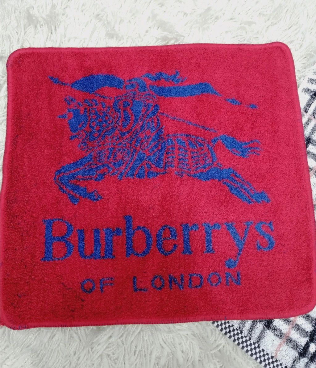 Burberry RARE! Vintage BURBERRYS Handkerchief/ Hand Towel Size ONE SIZE - 2 Thumbnail