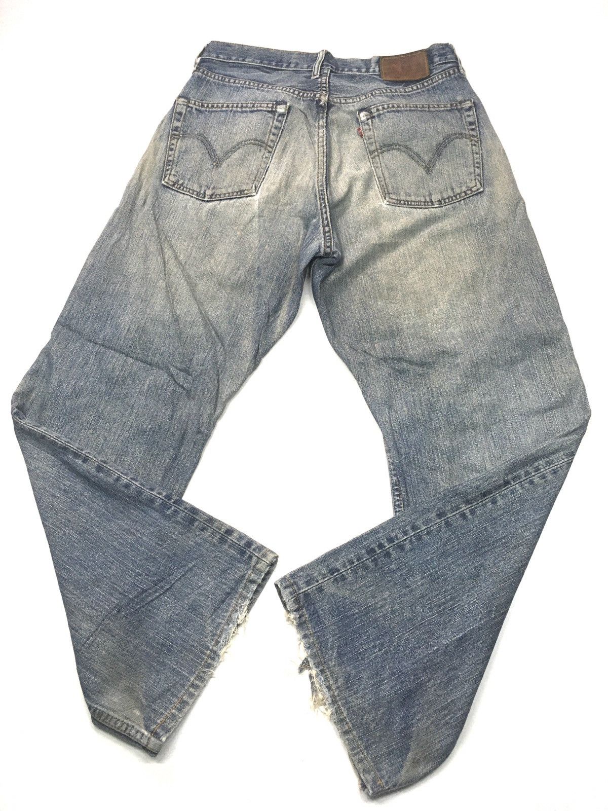 Levi's Vintage Levi’s lot 504 blue wash distressed denim Size US 30 / EU 46 - 10 Thumbnail