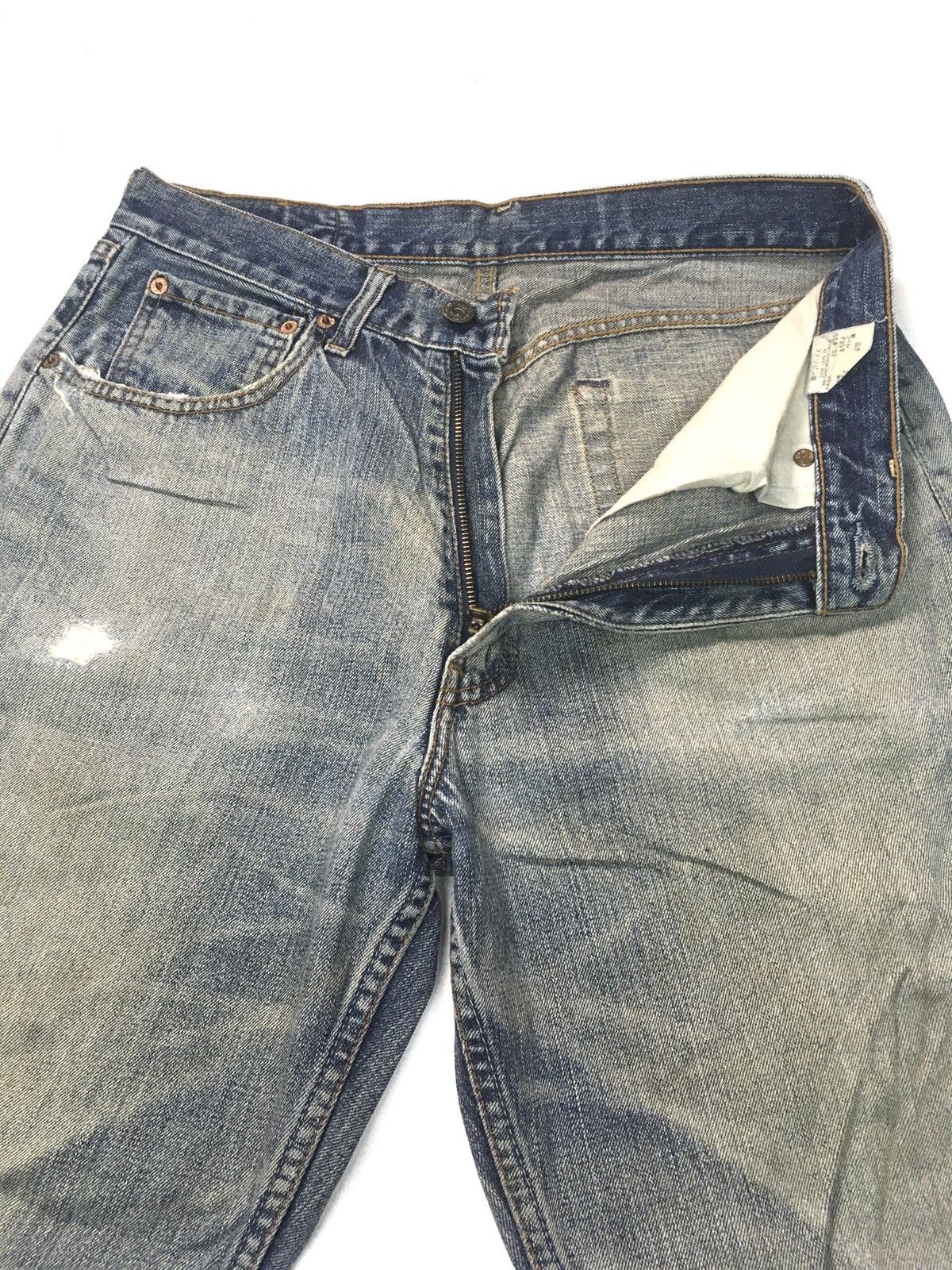 Levi's Vintage Levi’s lot 504 blue wash distressed denim Size US 30 / EU 46 - 5 Thumbnail