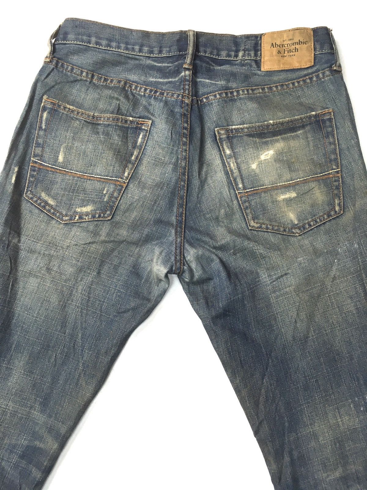 Abercrombie & Fitch × Vintage Vintage Abercrombie&Fitch low rise skinny distressed denim Size US 32 / EU 48 - 8 Thumbnail