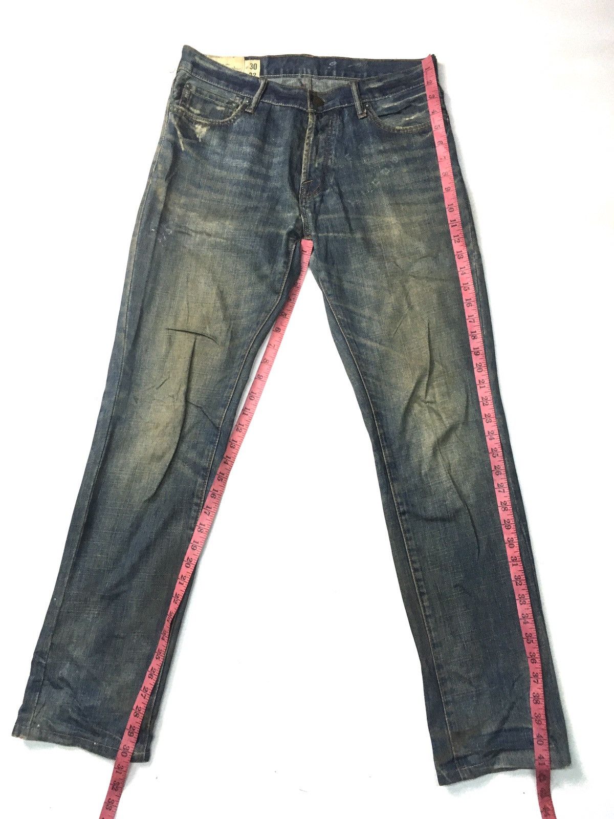 Abercrombie & Fitch × Vintage Vintage Abercrombie&Fitch low rise skinny distressed denim Size US 32 / EU 48 - 2 Thumbnail