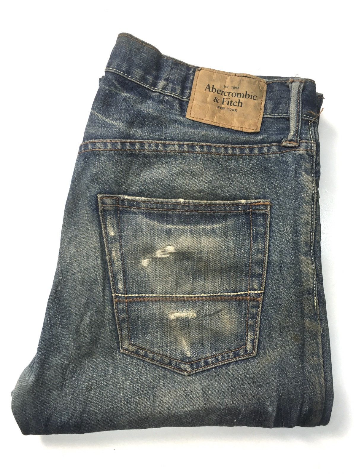 Abercrombie & Fitch × Vintage Vintage Abercrombie&Fitch low rise skinny distressed denim Size US 32 / EU 48 - 1 Thumbnail
