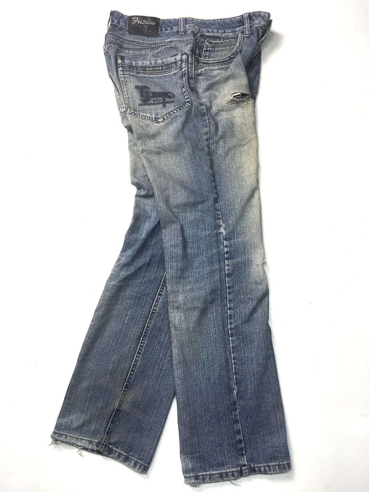 Japanese Brand × Vintage Vintage fuxing classic fashion distressed denim japan Size US 32 / EU 48 - 5 Thumbnail