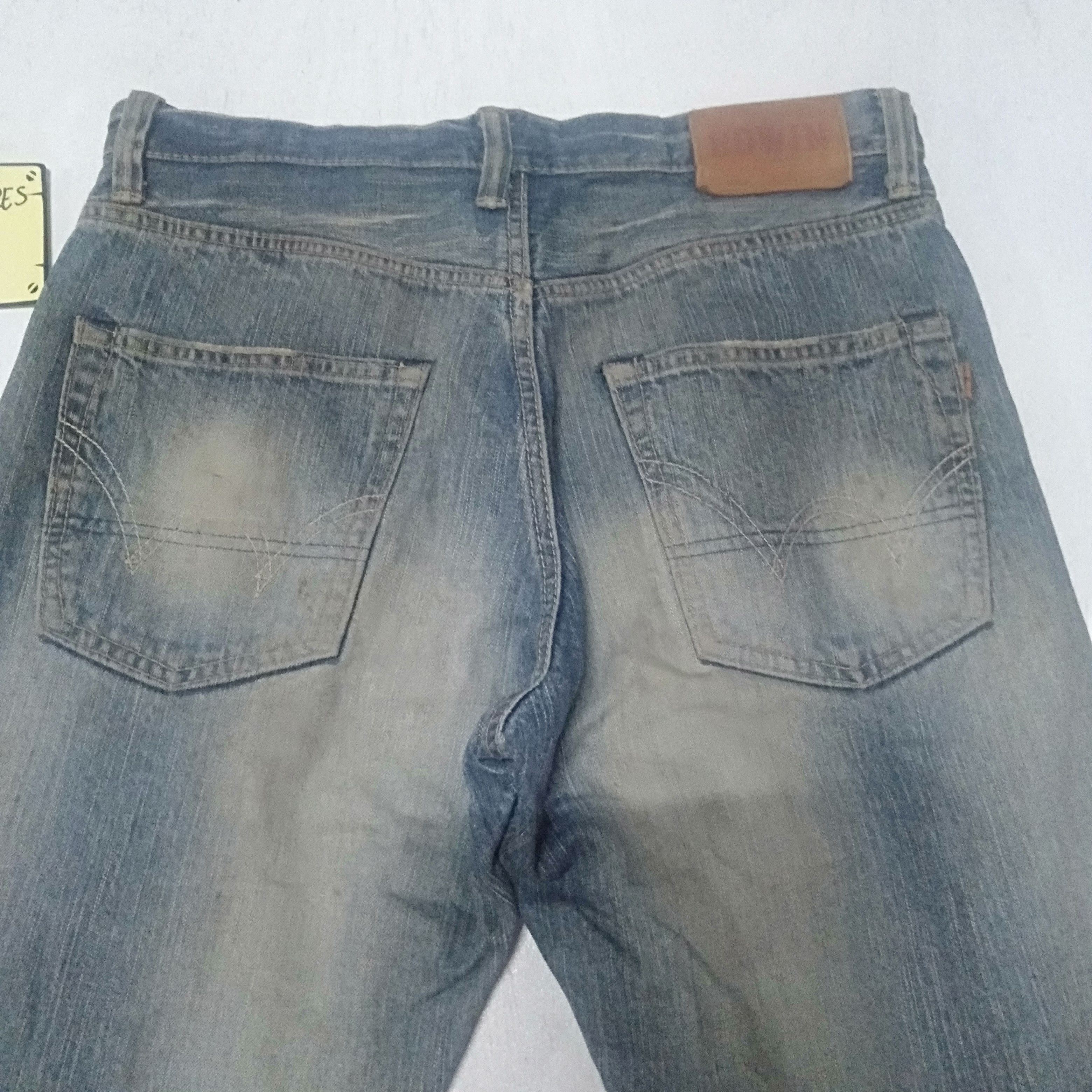Edwin × Japanese Brand × Vintage vintage Edwin lot 505z distressed selvedge Size US 32 / EU 48 - 4 Thumbnail