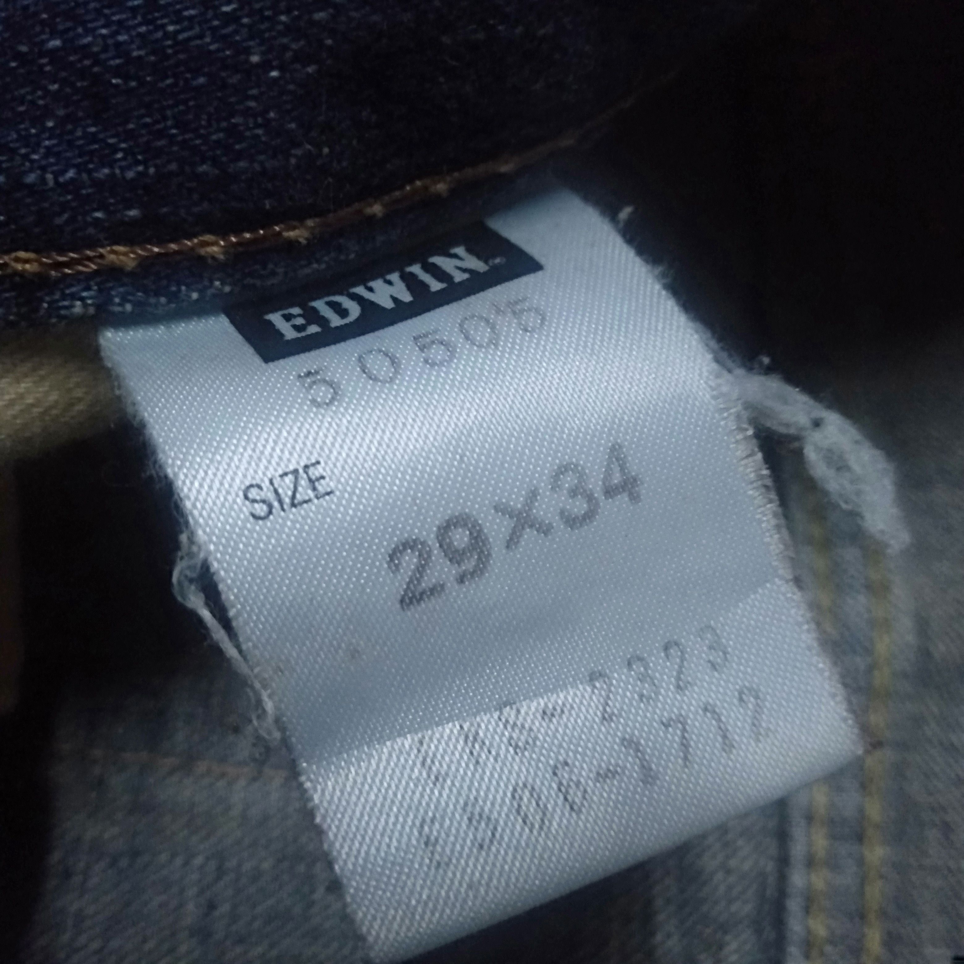 Edwin × Japanese Brand × Vintage vintage Edwin lot 505z distressed selvedge Size US 32 / EU 48 - 10 Thumbnail