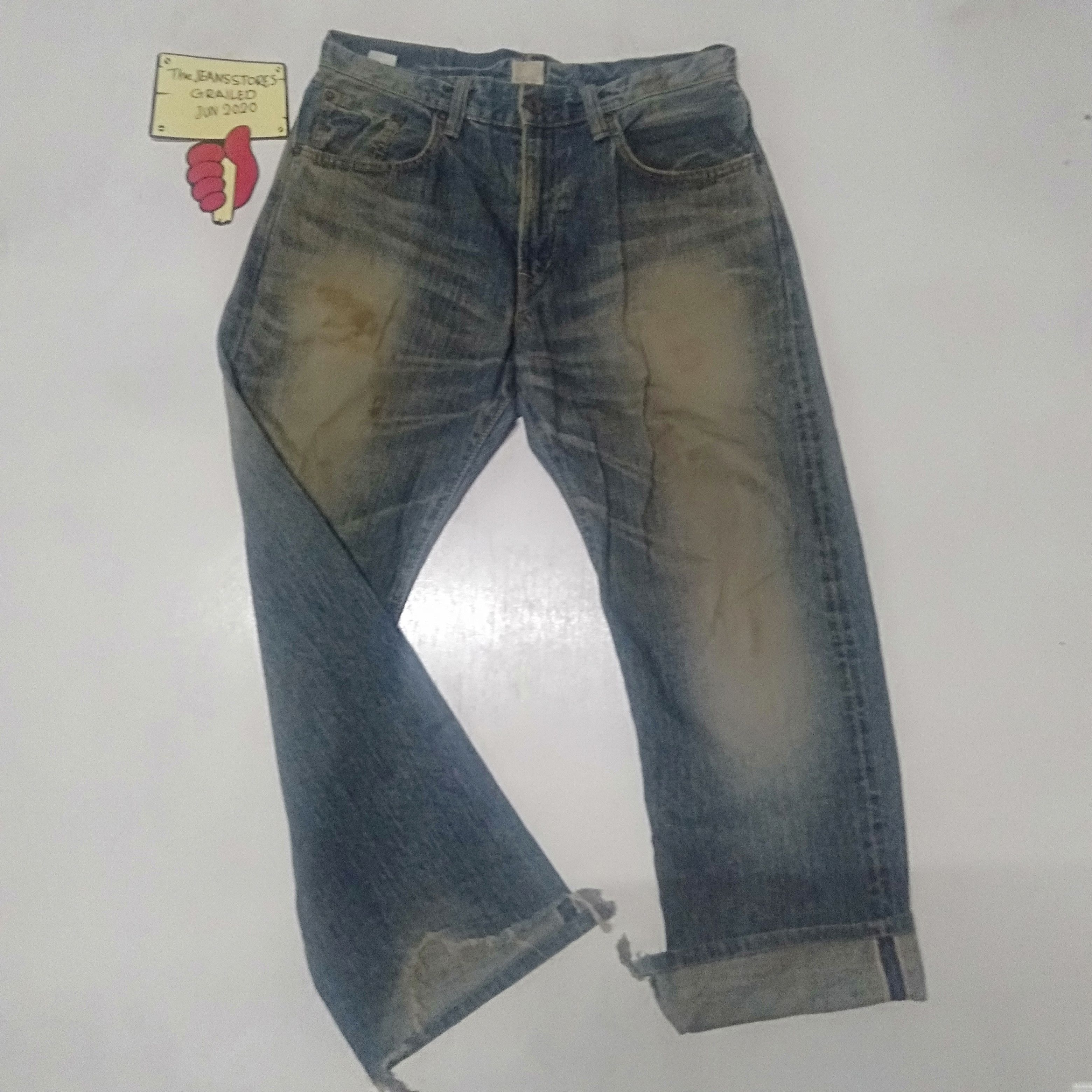 Edwin × Japanese Brand × Vintage vintage Edwin lot 505z distressed selvedge Size US 32 / EU 48 - 5 Thumbnail