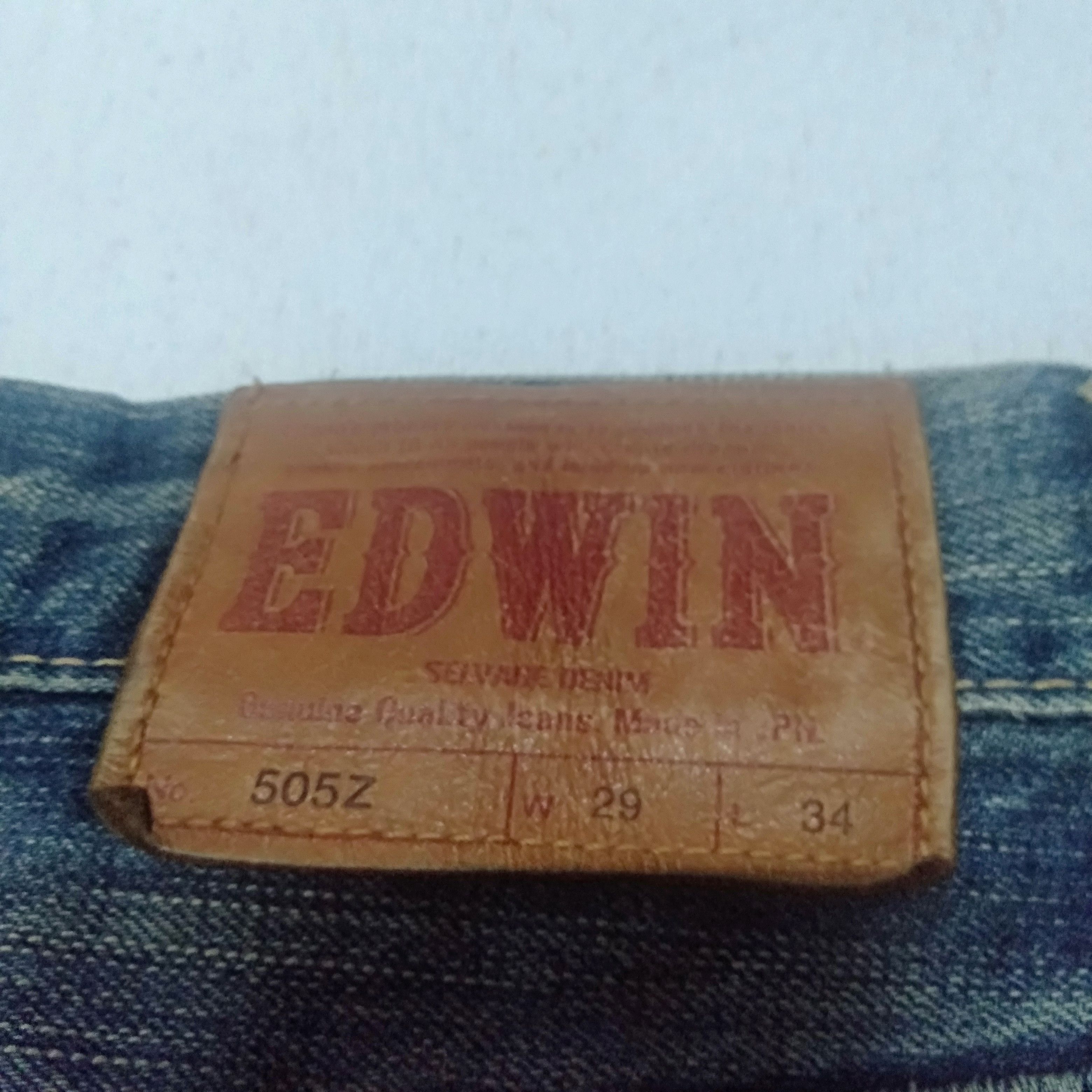 Edwin × Japanese Brand × Vintage vintage Edwin lot 505z distressed selvedge Size US 32 / EU 48 - 9 Thumbnail