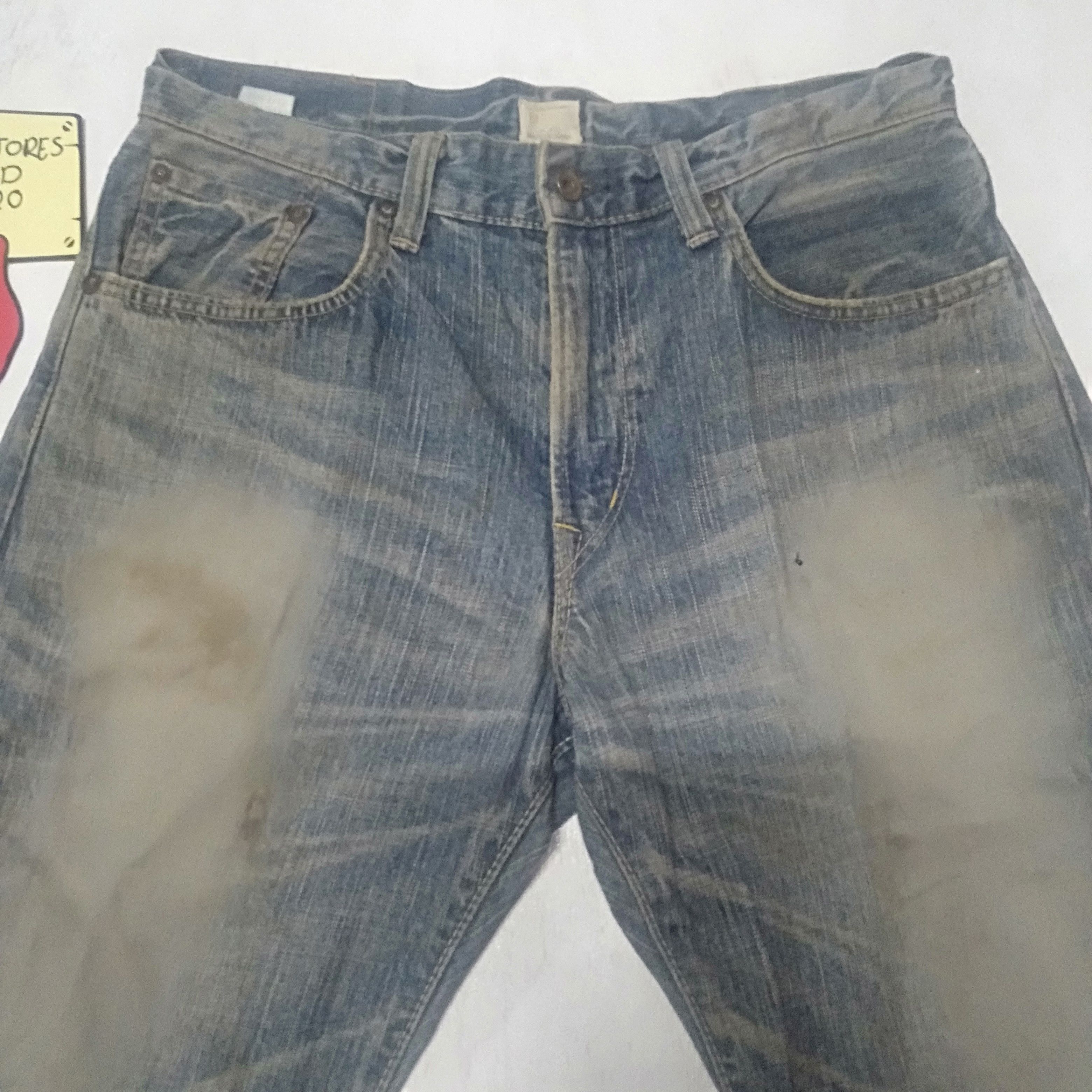 Edwin × Japanese Brand × Vintage vintage Edwin lot 505z distressed selvedge Size US 32 / EU 48 - 3 Thumbnail