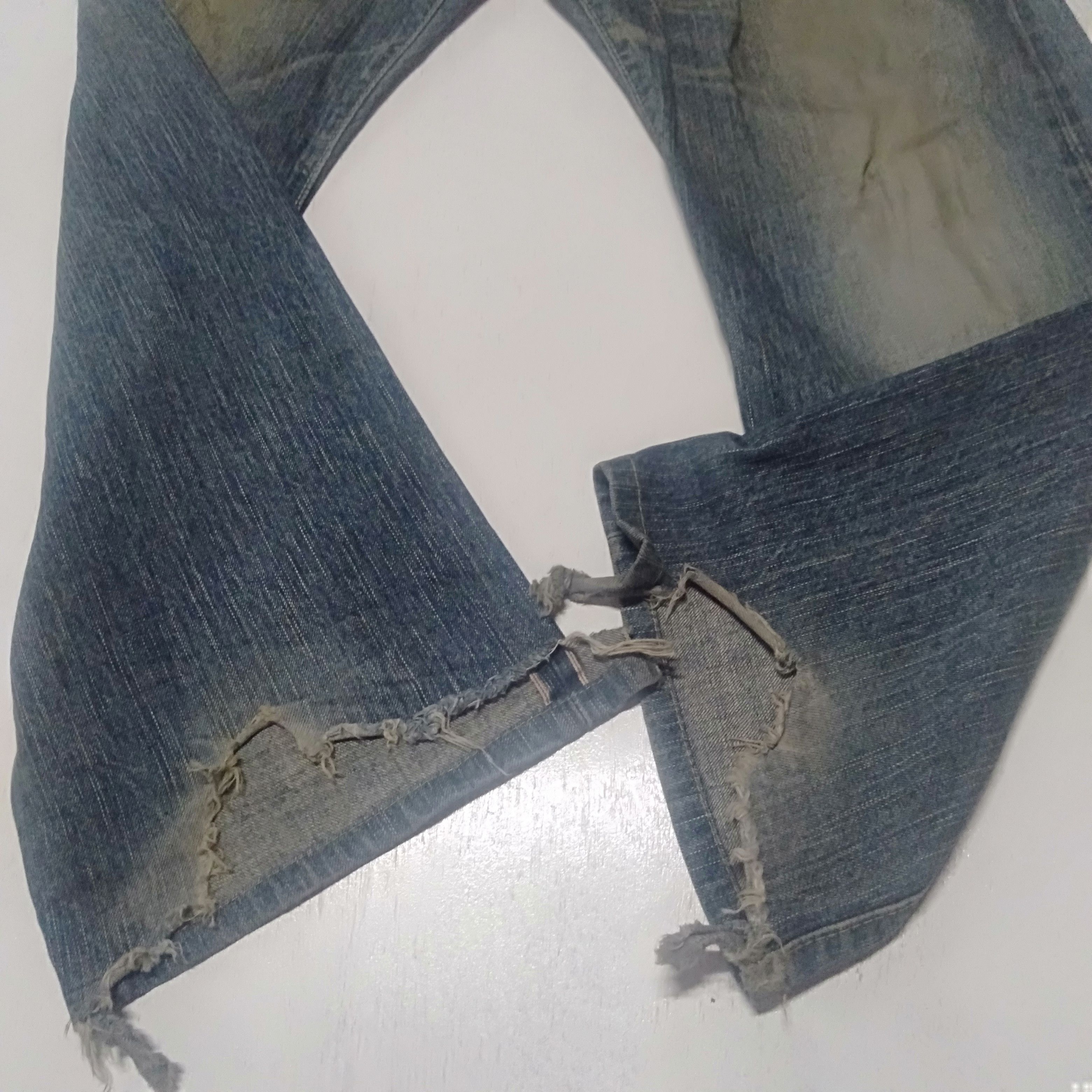 Edwin × Japanese Brand × Vintage vintage Edwin lot 505z distressed selvedge Size US 32 / EU 48 - 6 Thumbnail