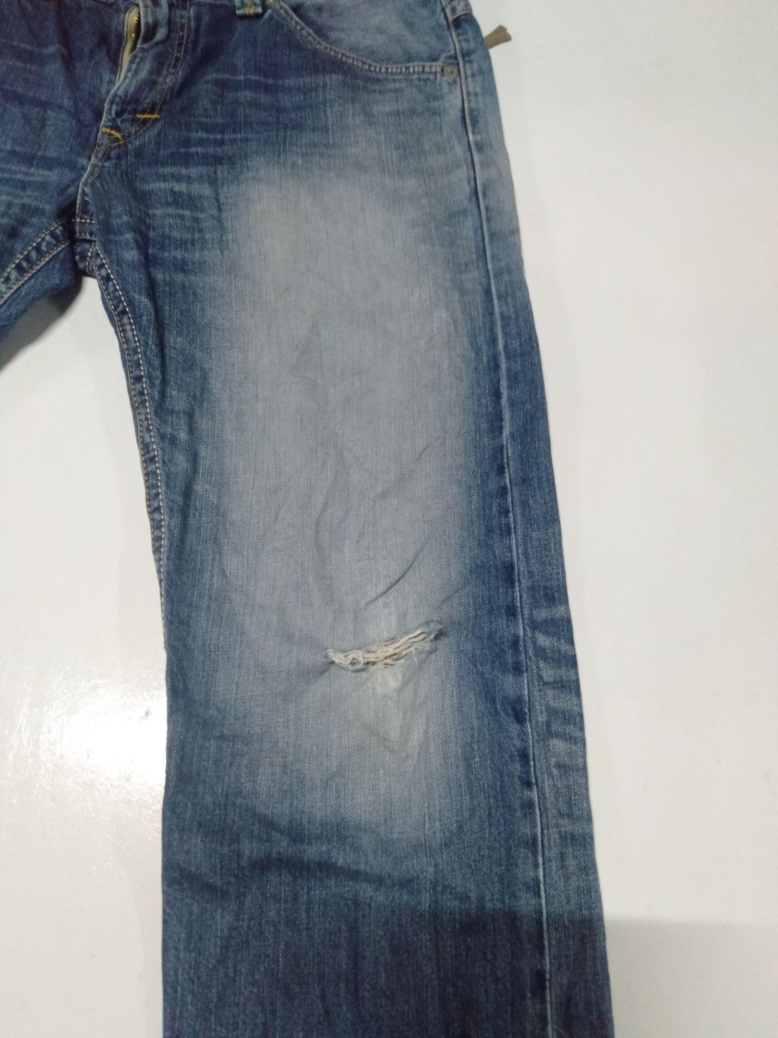 Edwin × Japanese Brand × Vintage Edwin exlusive vintage distressed jeans Japan Size US 35 - 7 Thumbnail