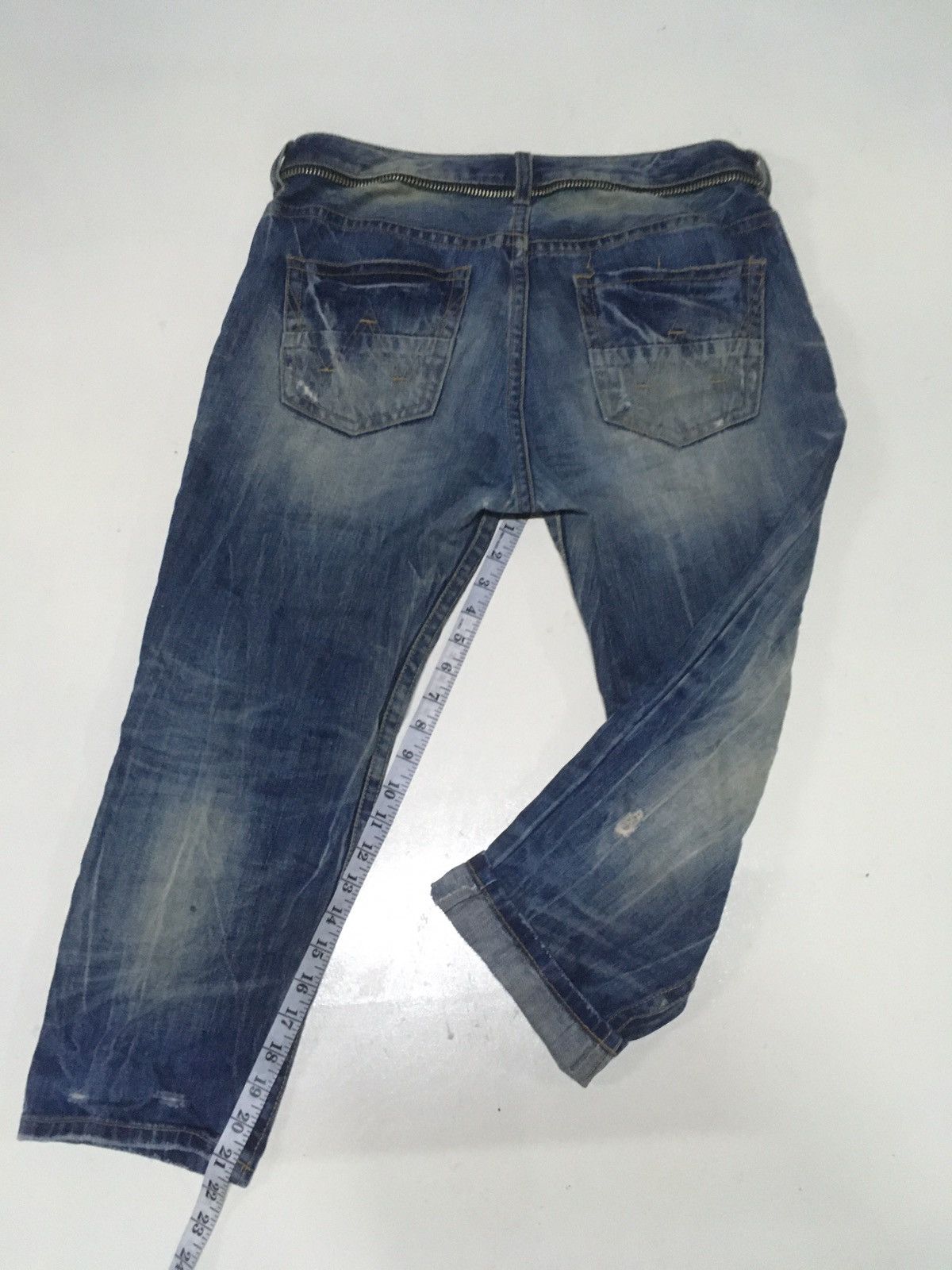 Japanese Brand × Vintage Vintage 02c& G Bay distressed zipper back Size US 34 / EU 50 - 3 Thumbnail