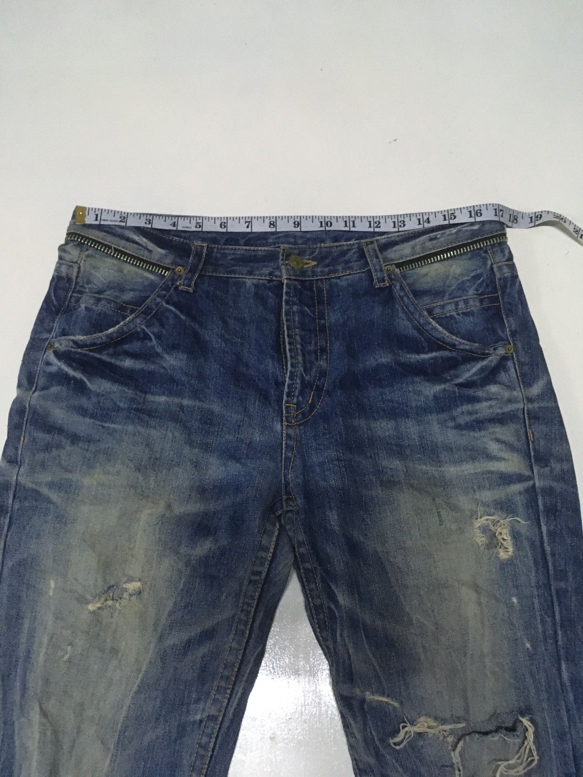 Japanese Brand × Vintage Vintage 02c& G Bay distressed zipper back Size US 34 / EU 50 - 4 Thumbnail