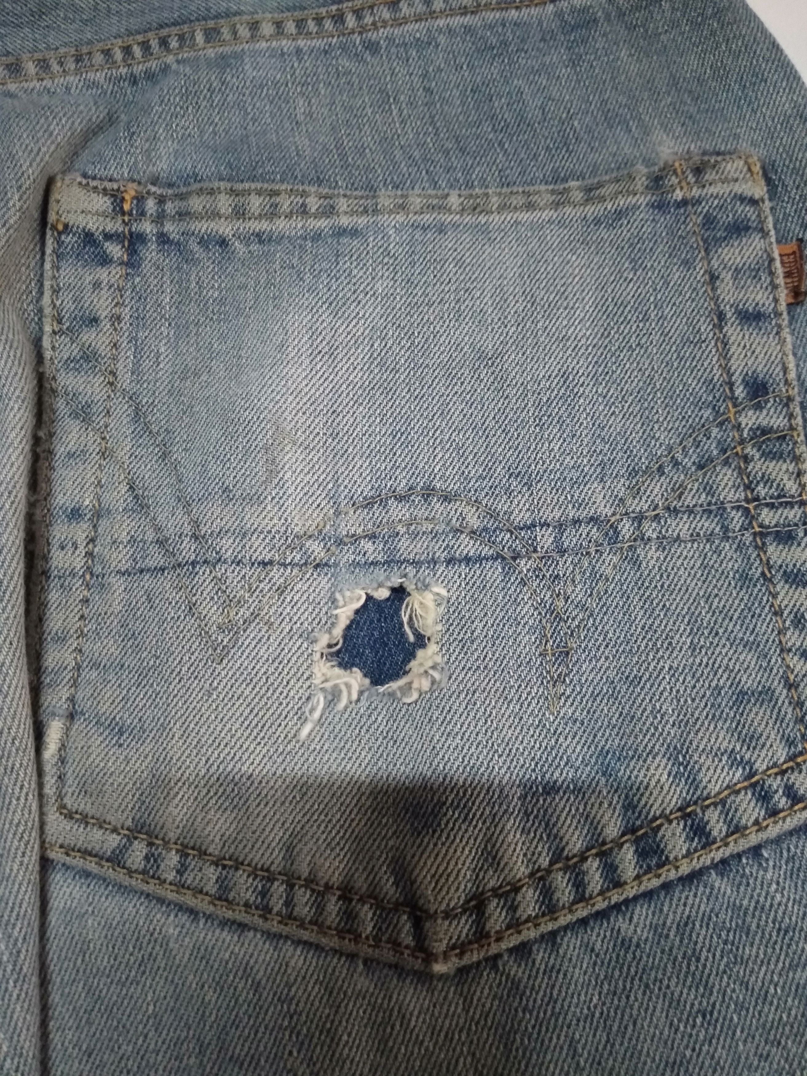 Edwin × Japanese Brand × Vintage vintage Edwin lot 505 distressed selvedge jeans Japan Size US 31 - 8 Thumbnail