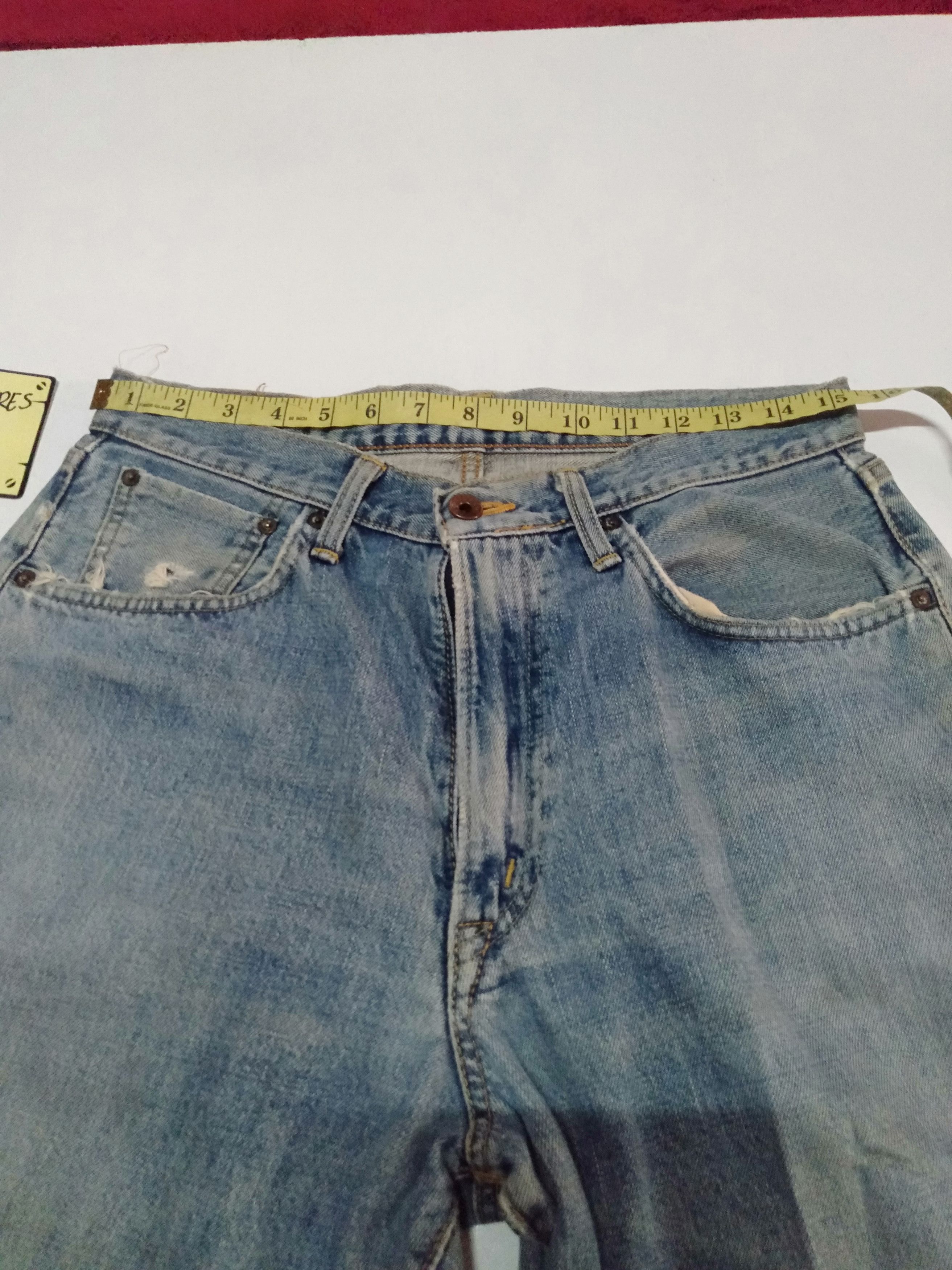 Edwin × Japanese Brand × Vintage vintage Edwin lot 505 distressed selvedge jeans Japan Size US 31 - 4 Thumbnail