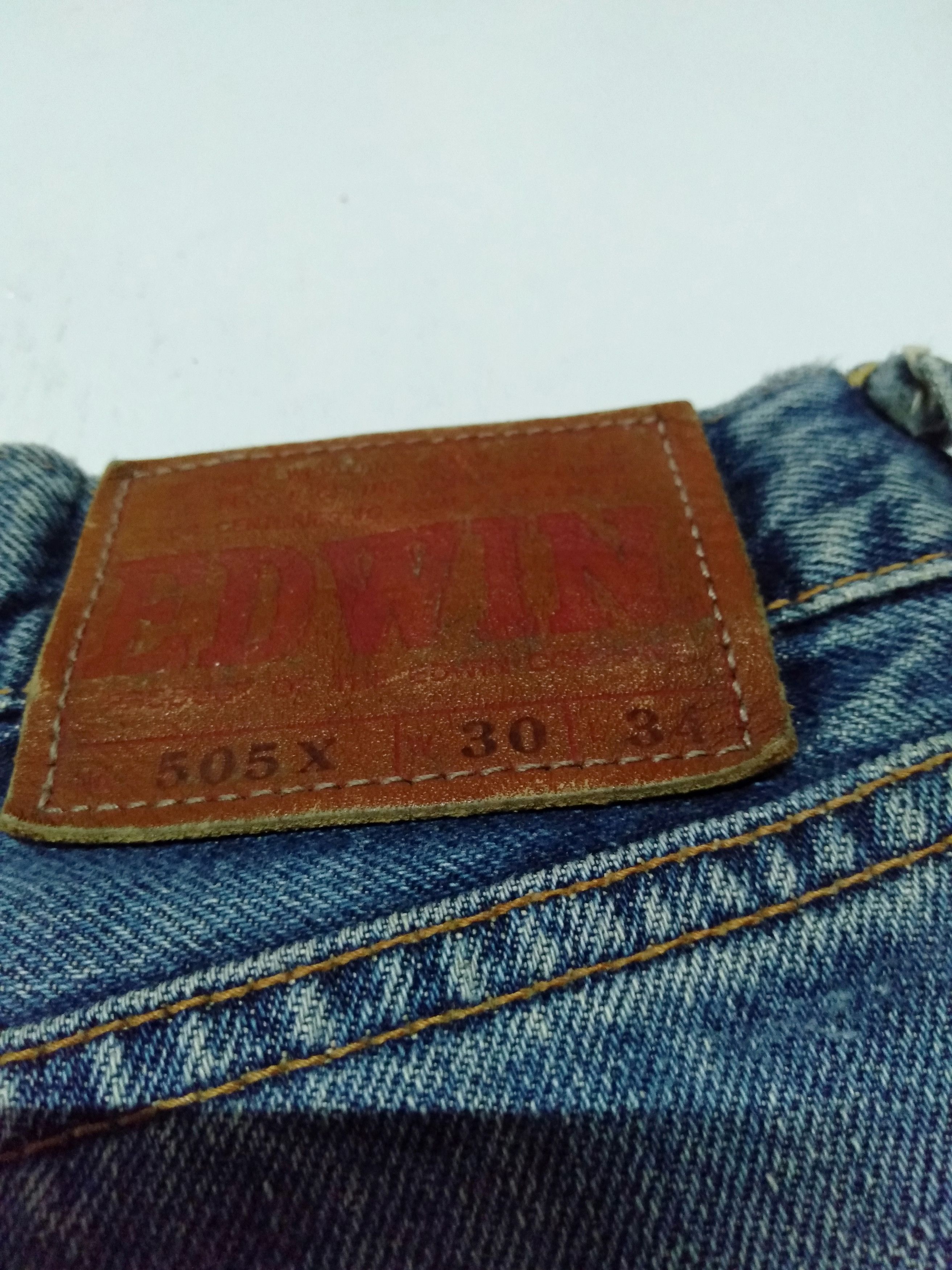 Edwin × Japanese Brand × Vintage vintage Edwin lot 505x distressed selvedge jeans Japan Size US 30 / EU 46 - 7 Thumbnail