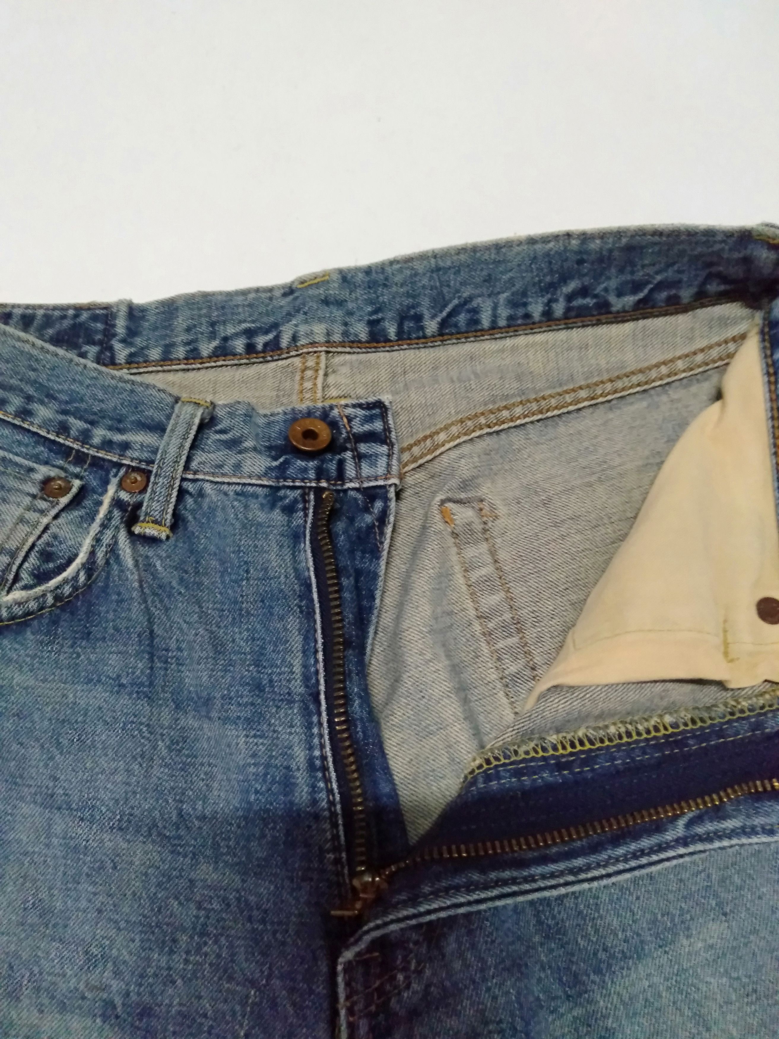 Edwin × Japanese Brand × Vintage vintage Edwin lot 505x distressed selvedge jeans Japan Size US 30 / EU 46 - 5 Thumbnail