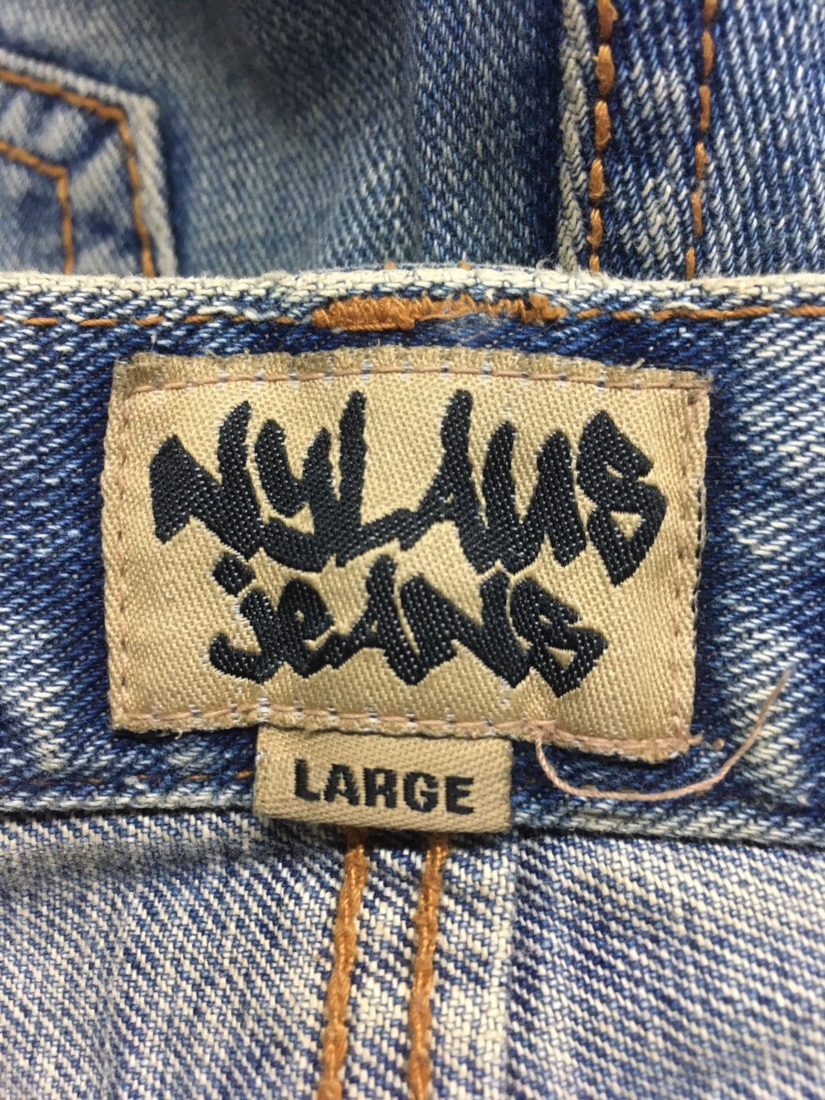 Japanese Brand Vintage nylaus jeans distressed denim japan Size US 31 - 13 Thumbnail