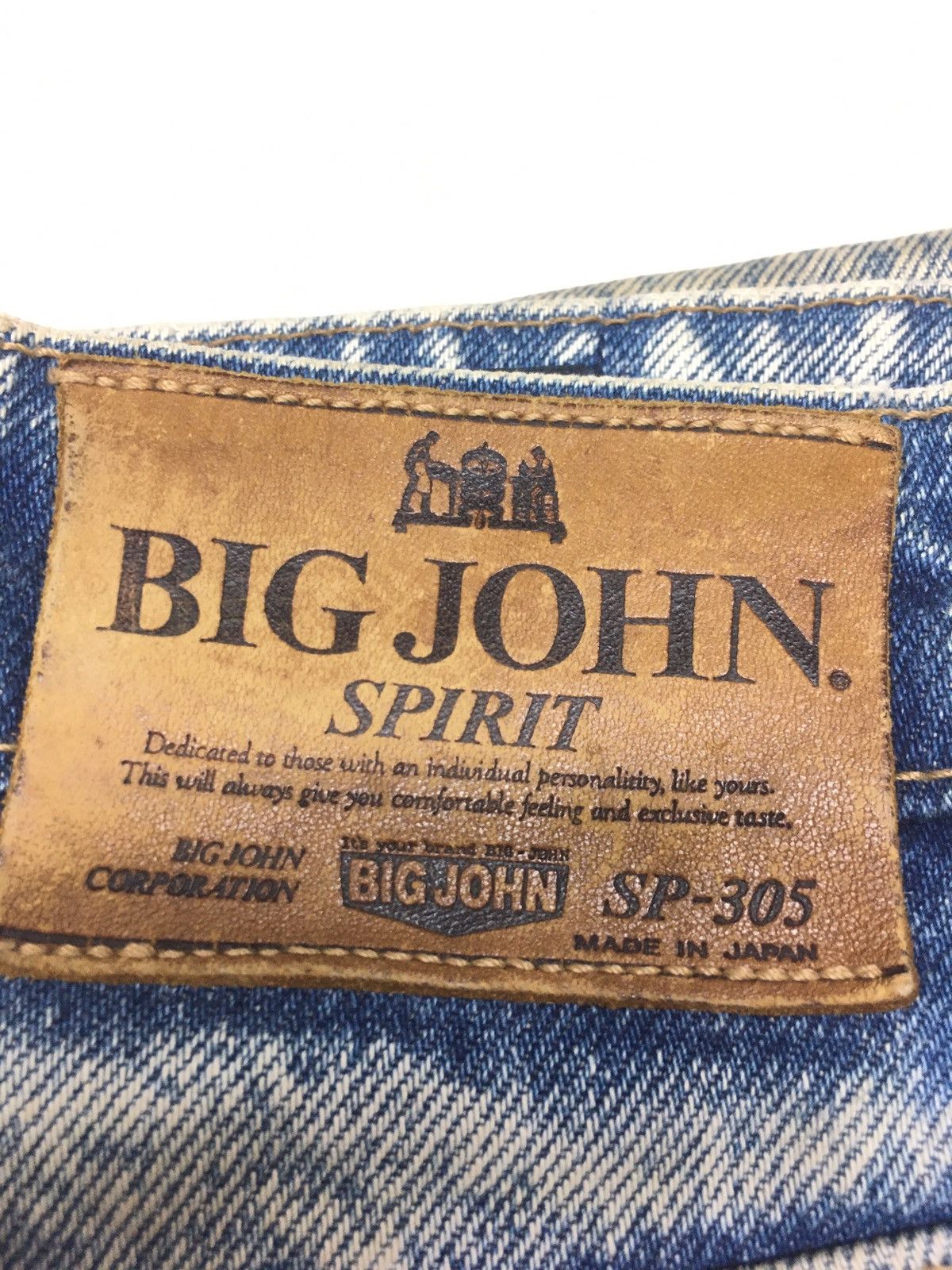 Big John × Japanese Brand × Vintage Vintage big John spirit distressed denim Japan Size US 31 - 14 Thumbnail