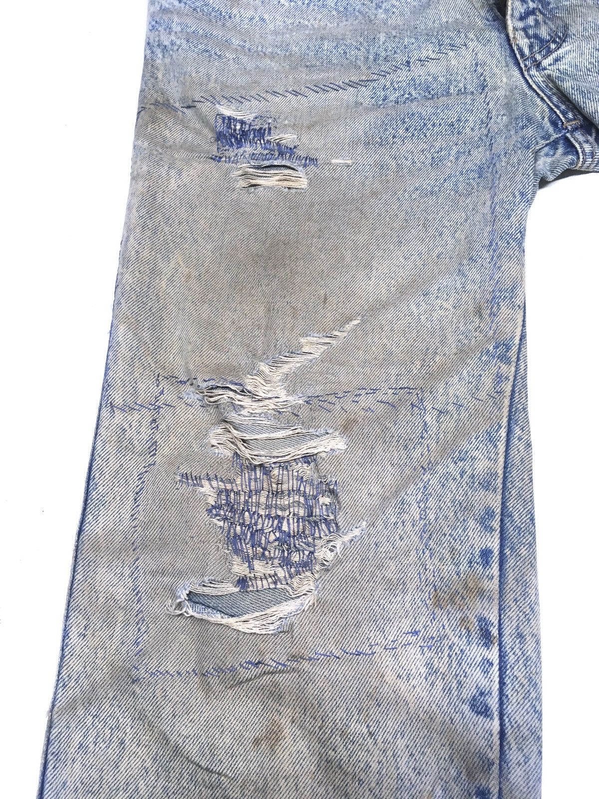 Big John × Japanese Brand × Vintage Vintage big John spirit distressed denim Japan Size US 31 - 8 Thumbnail