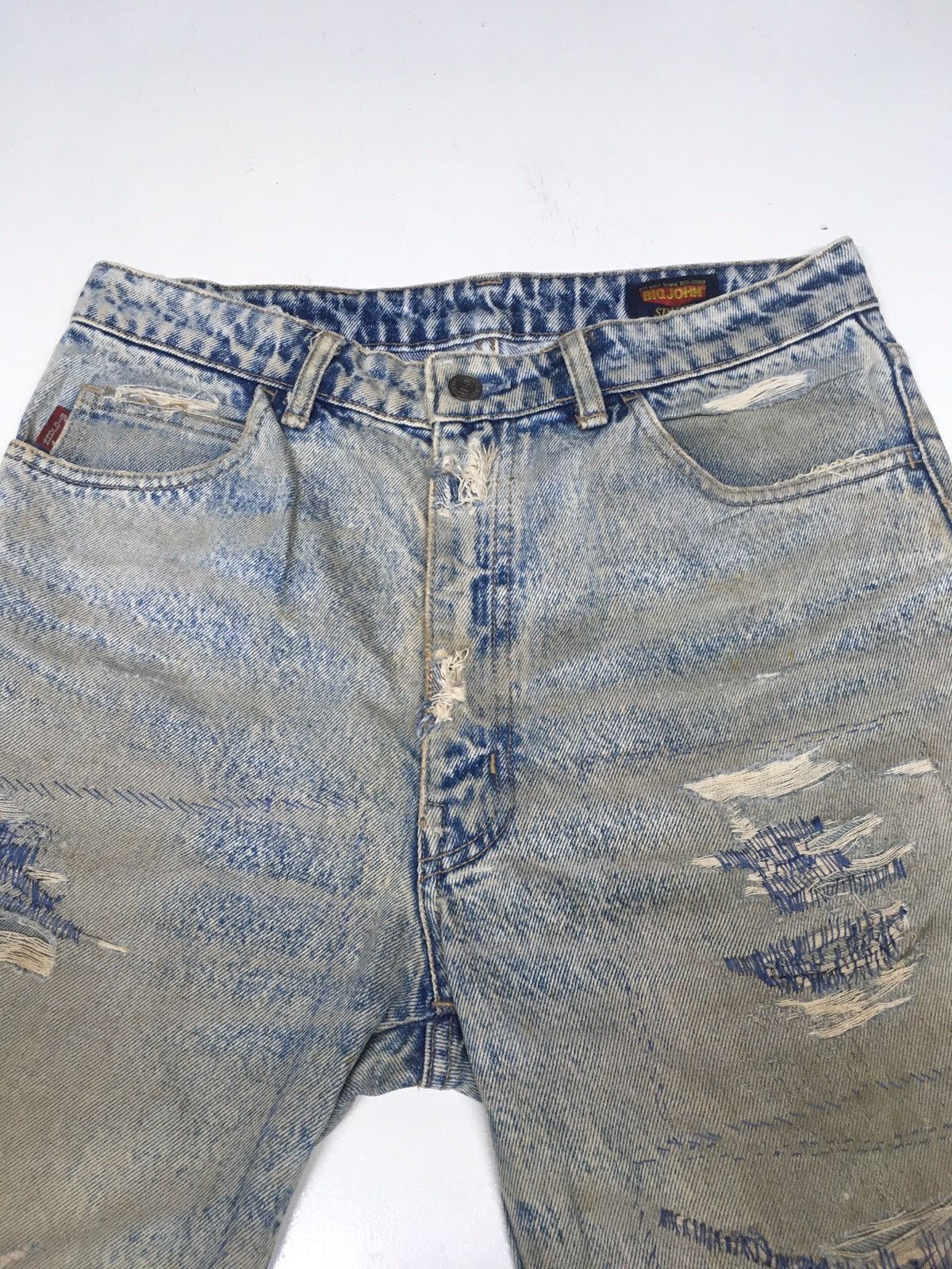 Big John × Japanese Brand × Vintage Vintage big John spirit distressed denim Japan Size US 31 - 10 Thumbnail