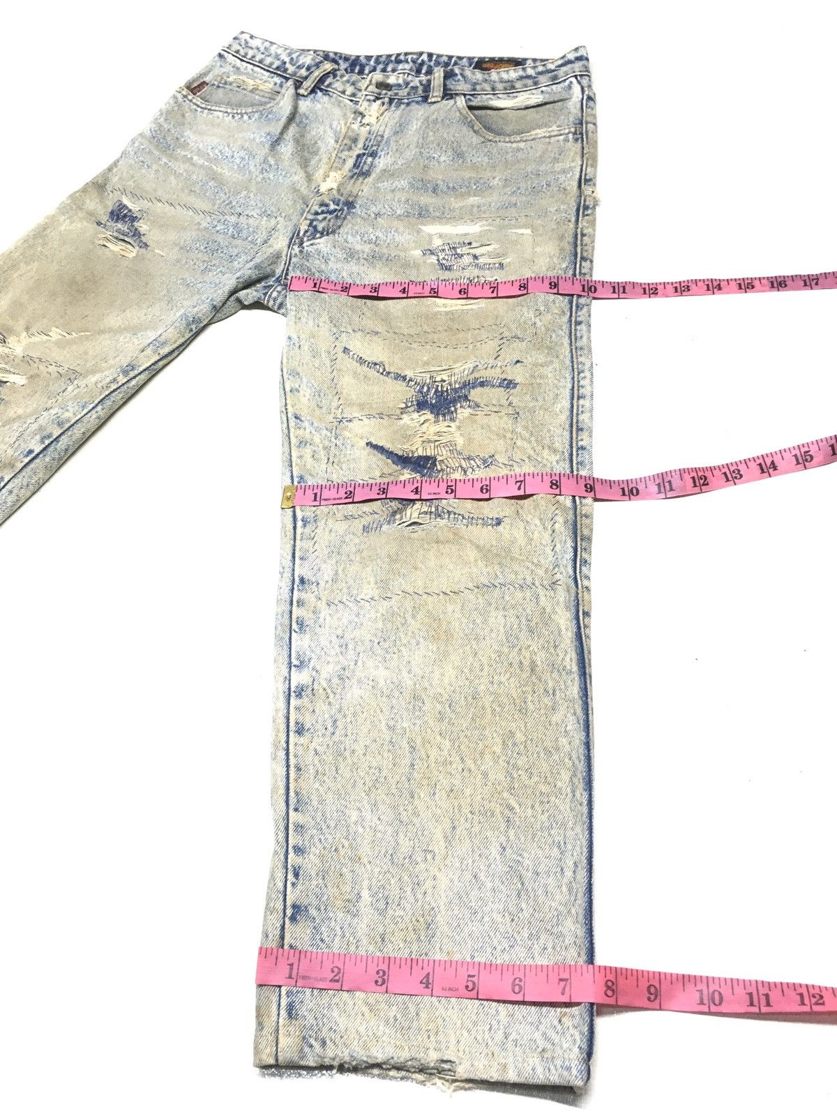 Big John × Japanese Brand × Vintage Vintage big John spirit distressed denim Japan Size US 31 - 4 Thumbnail