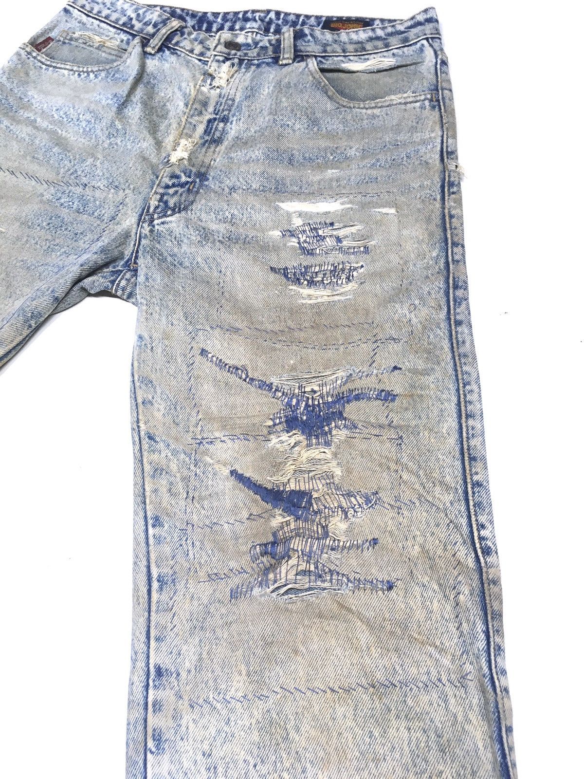 Big John × Japanese Brand × Vintage Vintage big John spirit distressed denim Japan Size US 31 - 5 Thumbnail