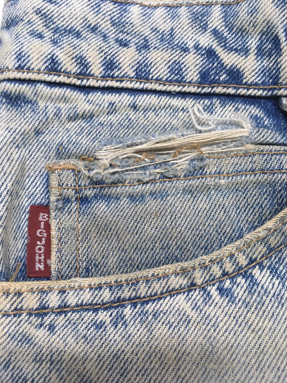 Big John × Japanese Brand × Vintage Vintage big John spirit distressed denim Japan Size US 31 - 16 Thumbnail