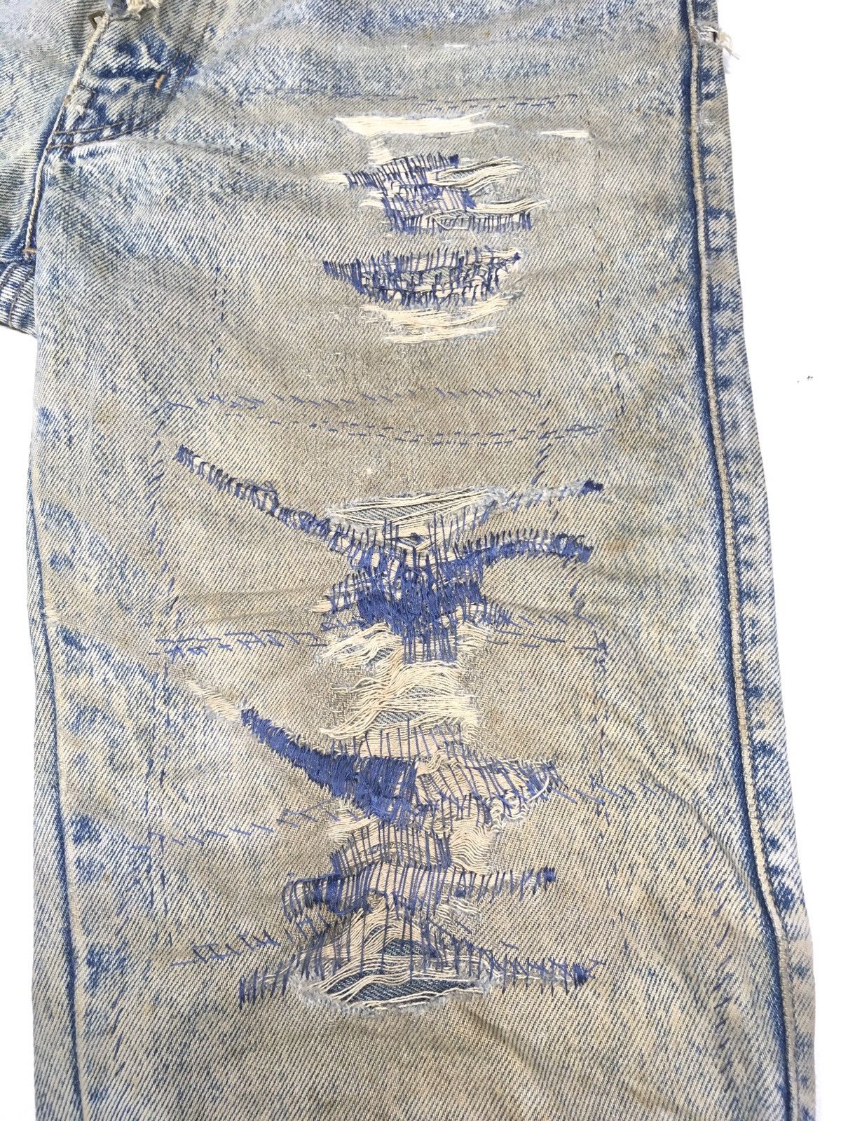 Big John × Japanese Brand × Vintage Vintage big John spirit distressed denim Japan Size US 31 - 6 Thumbnail