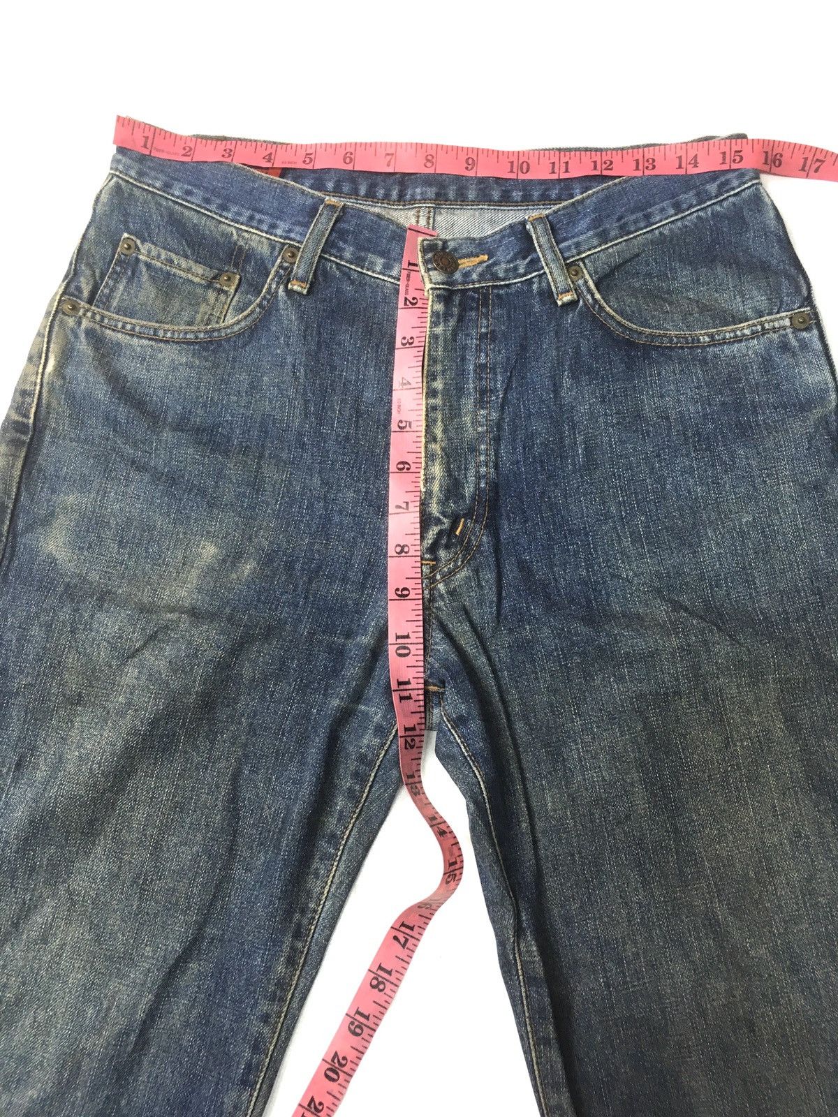 Edwin × Japanese Brand × Vintage Vintage Edwin no 503 distressed jeans japan Size US 31 - 3 Thumbnail