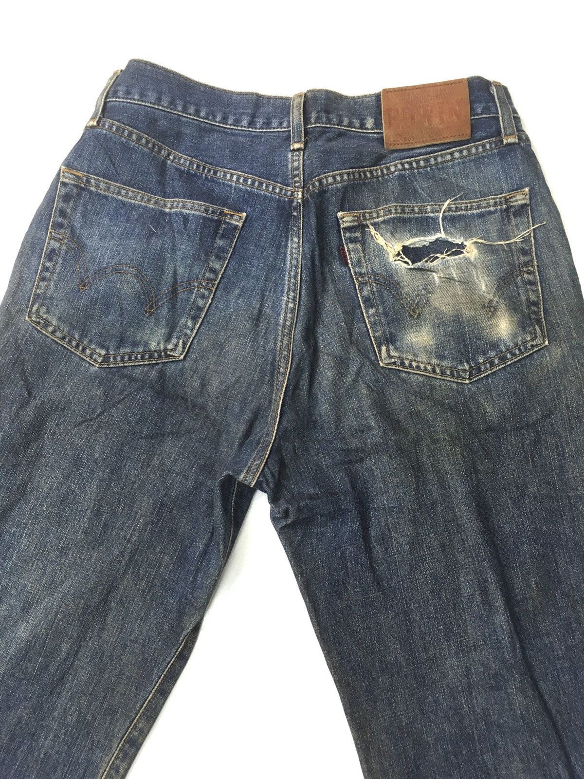 Edwin × Japanese Brand × Vintage Vintage Edwin no 503 distressed jeans japan Size US 31 - 8 Thumbnail