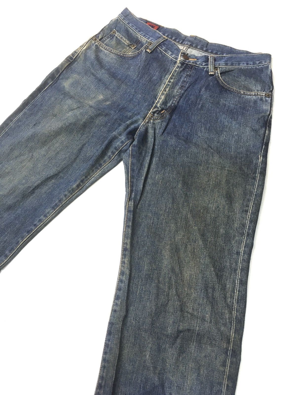 Edwin × Japanese Brand × Vintage Vintage Edwin no 503 distressed jeans japan Size US 31 - 10 Thumbnail