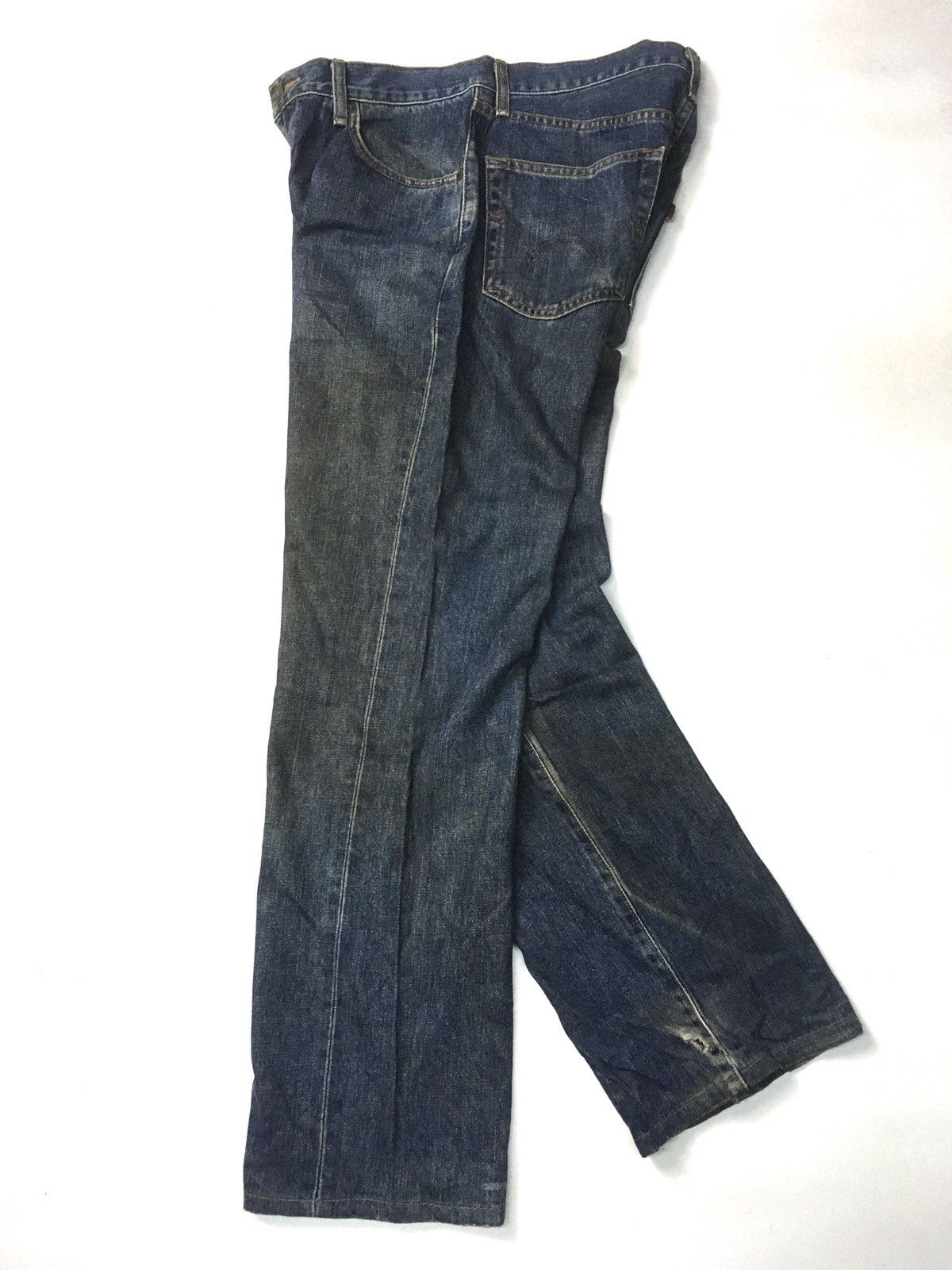 Edwin × Japanese Brand × Vintage Vintage Edwin no 503 distressed jeans japan Size US 31 - 5 Thumbnail