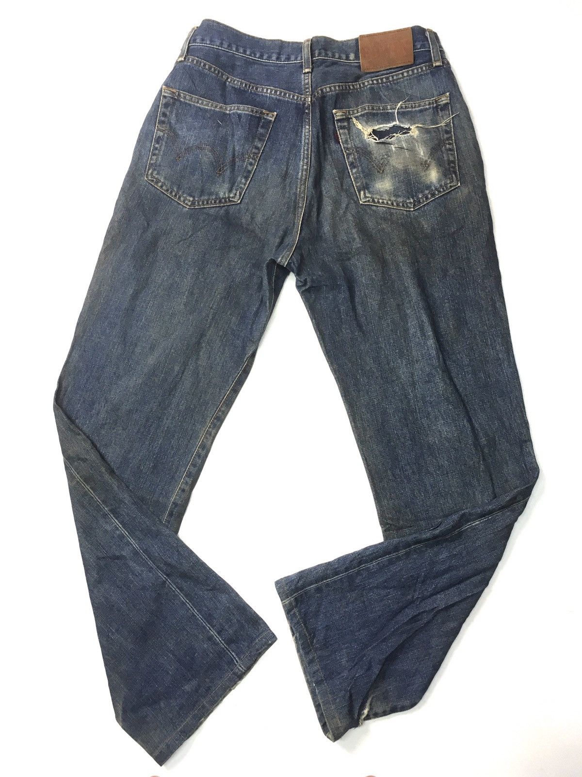Edwin × Japanese Brand × Vintage Vintage Edwin no 503 distressed jeans japan Size US 31 - 7 Thumbnail